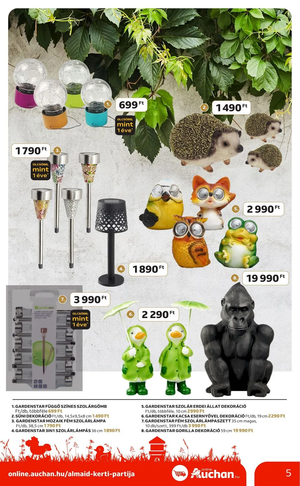 Auchan akciós újság Hipermarket szabadido 03.21–04.17 – 5. oldal