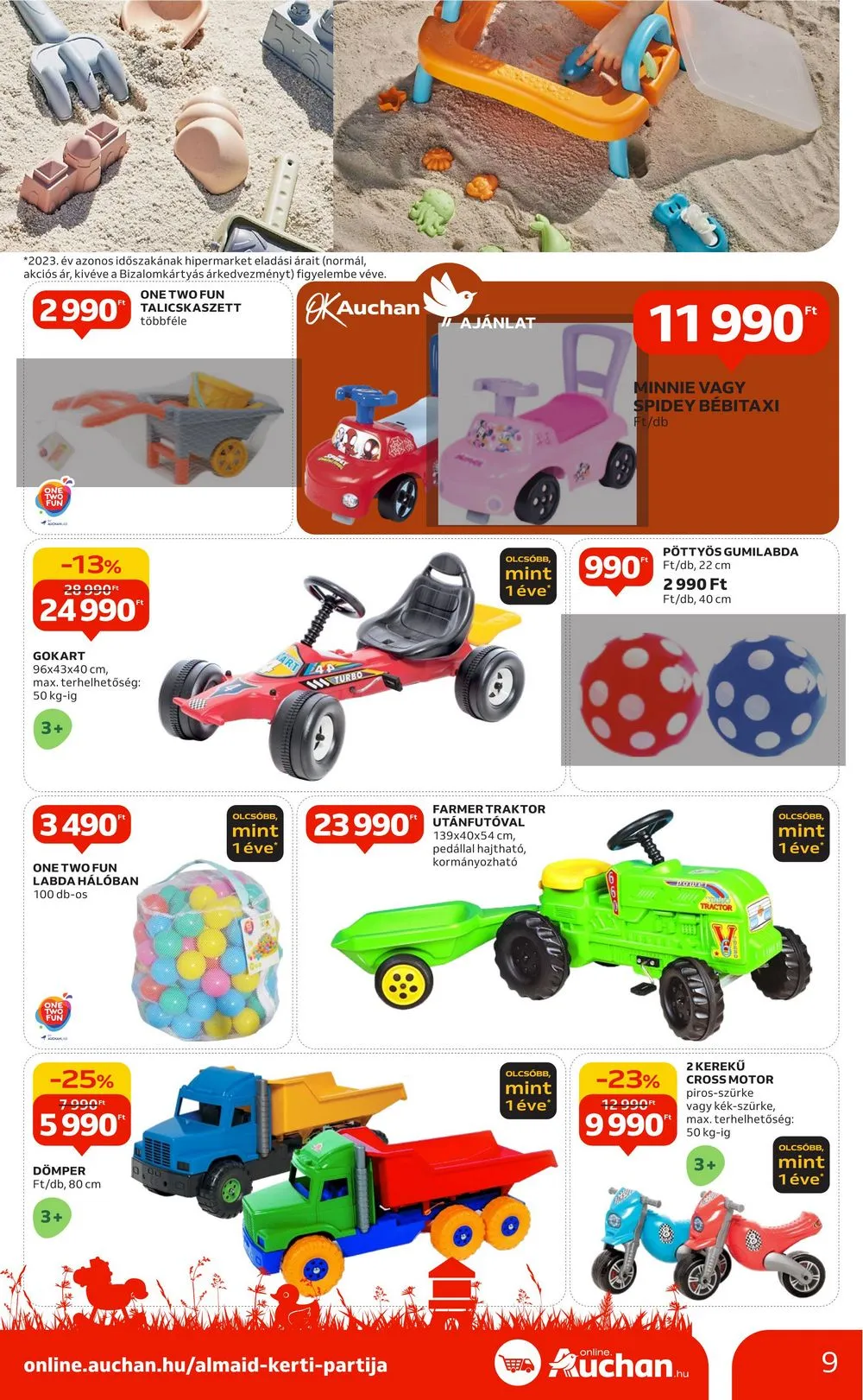Auchan akciós újság Hipermarket szabadido 03.21–04.17 – 9. oldal