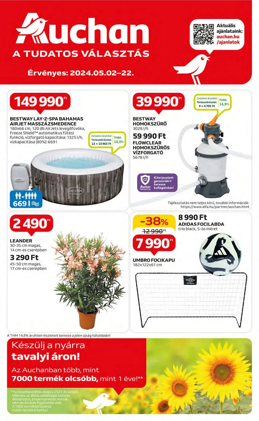 Auchan akciós újság Hipermarket Szabadido 05.02–05.22
