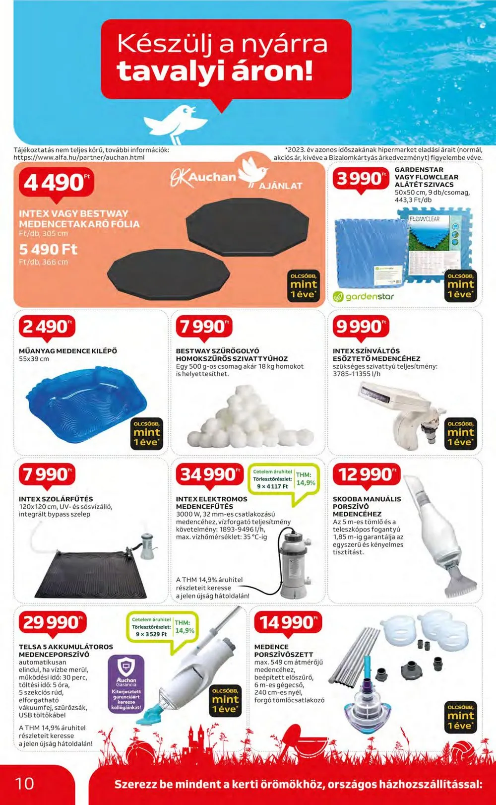 Auchan akciós újság Hipermarket Szabadido 05.02–05.22 – 10. oldal