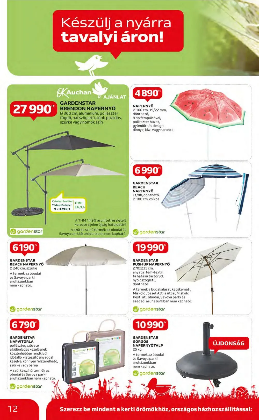 Auchan akciós újság Hipermarket Szabadido 05.02–05.22 – 12. oldal
