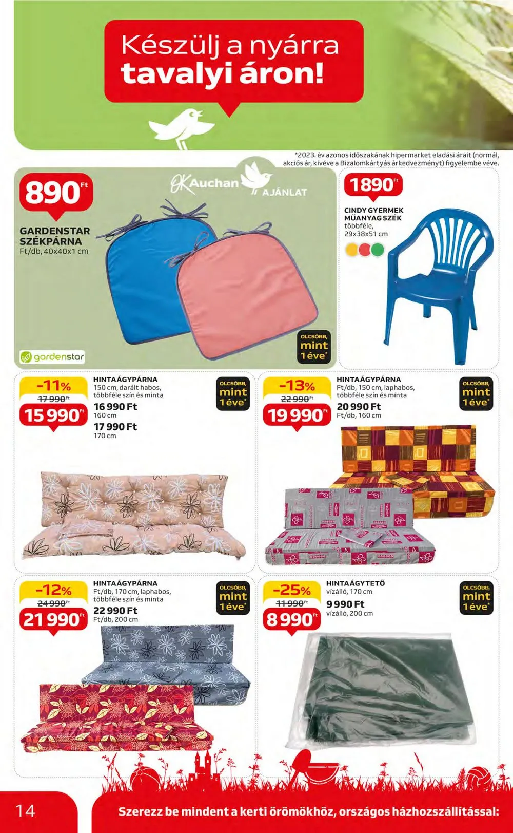 Auchan akciós újság Hipermarket Szabadido 05.02–05.22 – 14. oldal