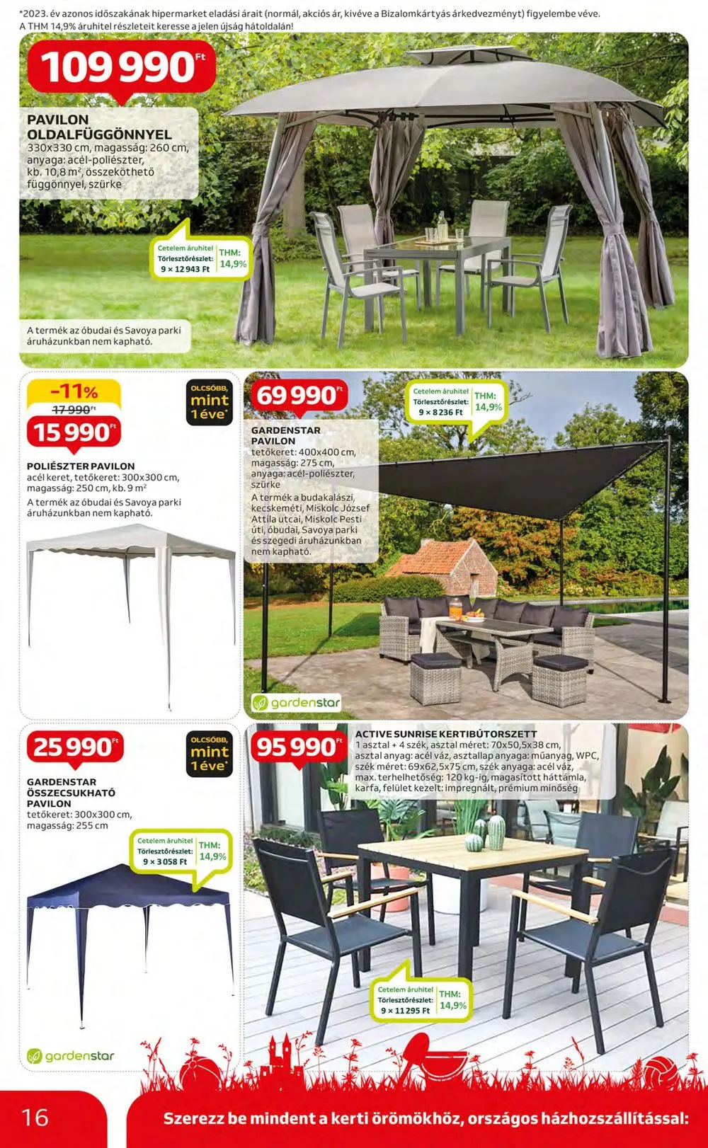 Auchan akciós újság Hipermarket Szabadido 05.02–05.22 – 16. oldal