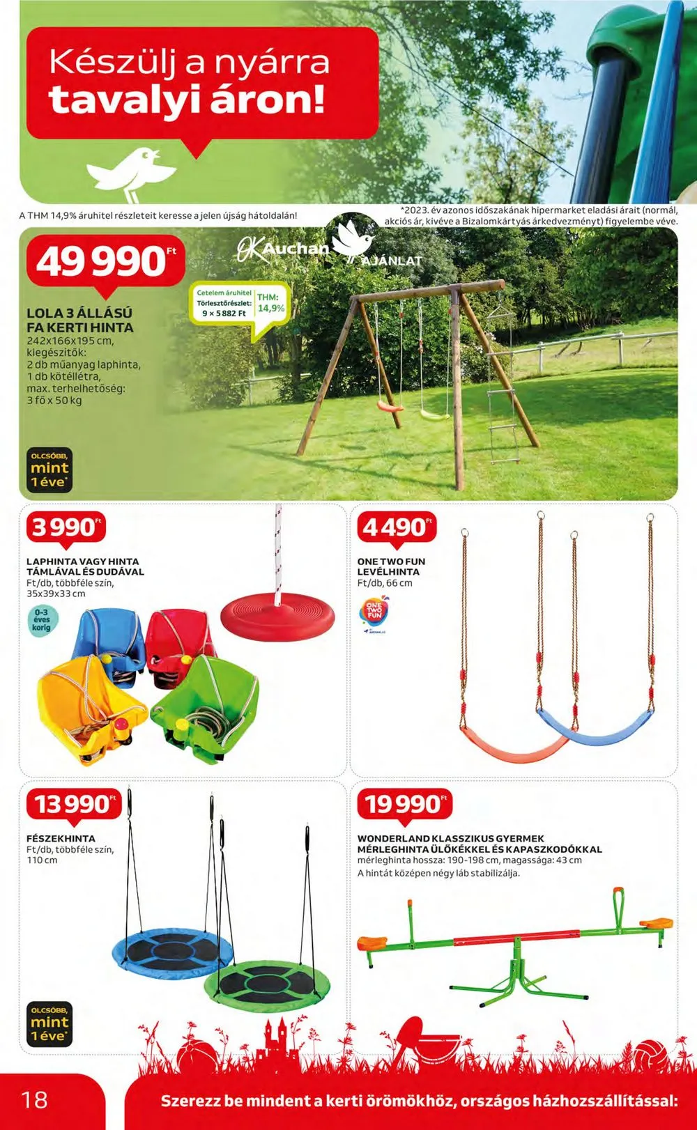 Auchan akciós újság Hipermarket Szabadido 05.02–05.22 – 18. oldal