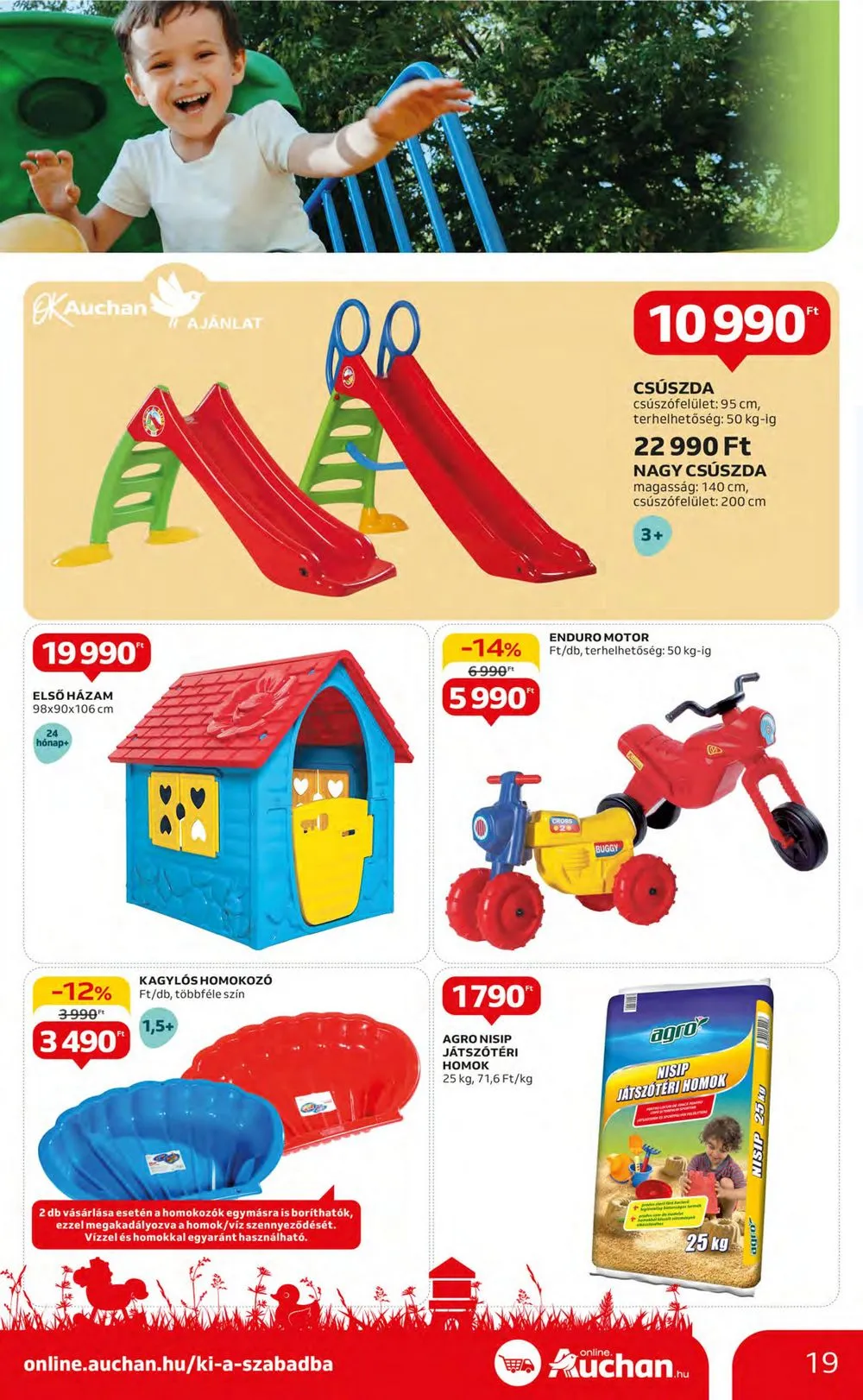 Auchan akciós újság Hipermarket Szabadido 05.02–05.22 – 19. oldal
