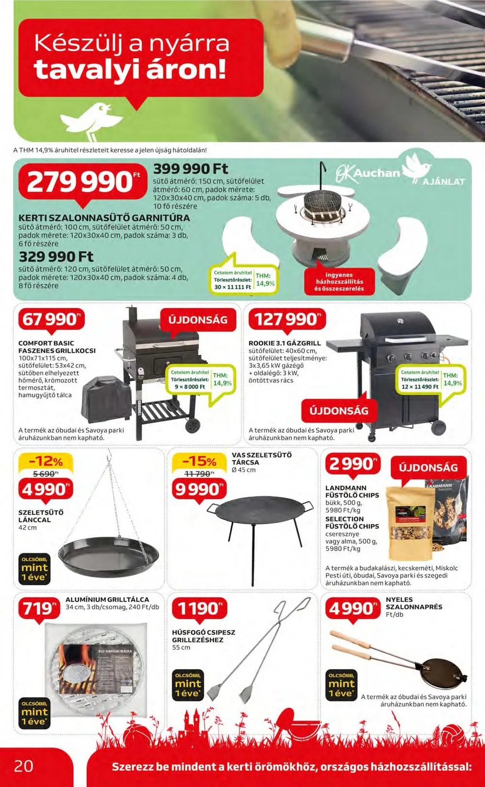 Auchan akciós újság Hipermarket Szabadido 05.02–05.22 – 20. oldal