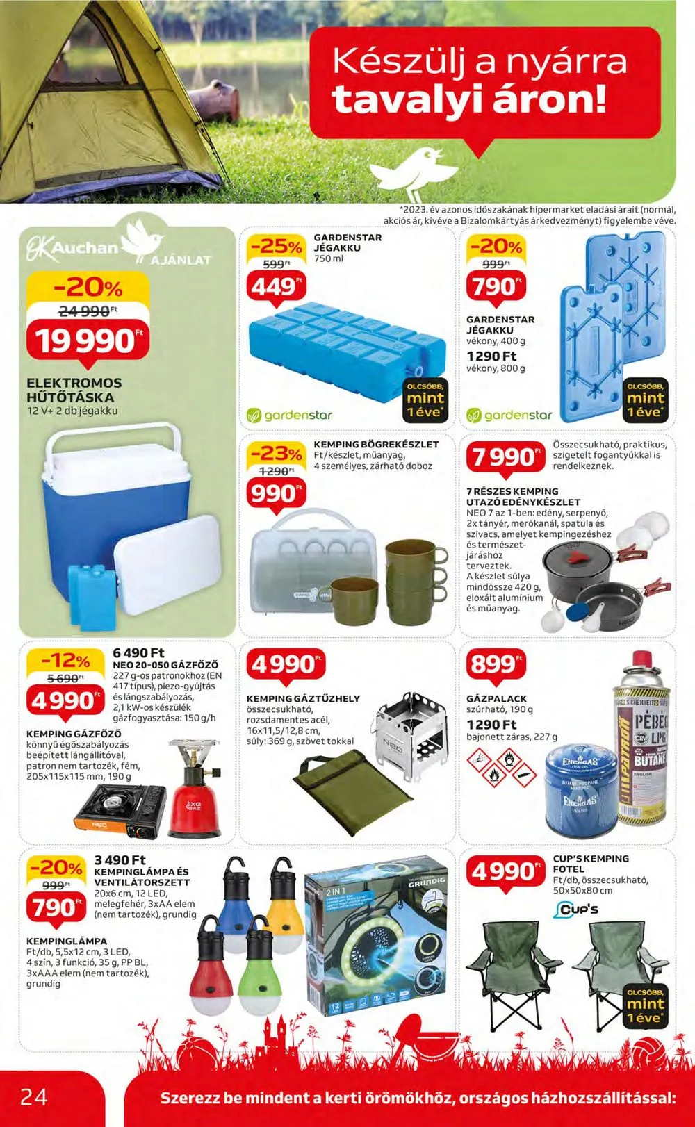 Auchan akciós újság Hipermarket Szabadido 05.02–05.22 – 24. oldal