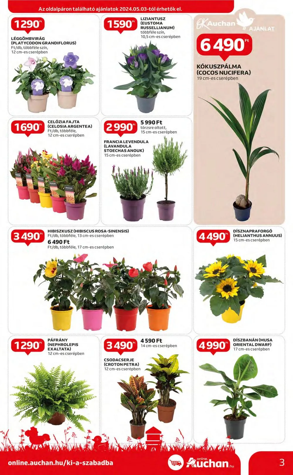 Auchan akciós újság Hipermarket Szabadido 05.02–05.22 – 3. oldal