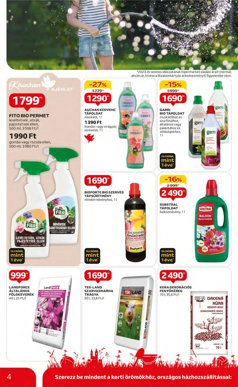 Auchan akciós újság Hipermarket Szabadido 05.02–05.22 – 4. oldal