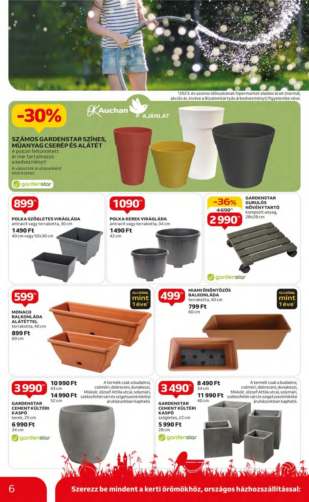 Auchan akciós újság Hipermarket Szabadido 05.02–05.22 – 6. oldal