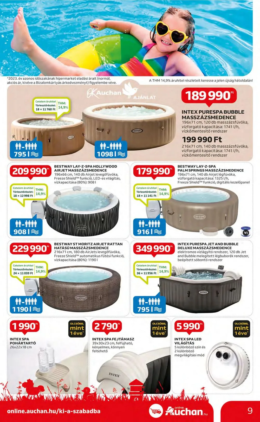 Auchan akciós újság Hipermarket Szabadido 05.02–05.22 – 9. oldal