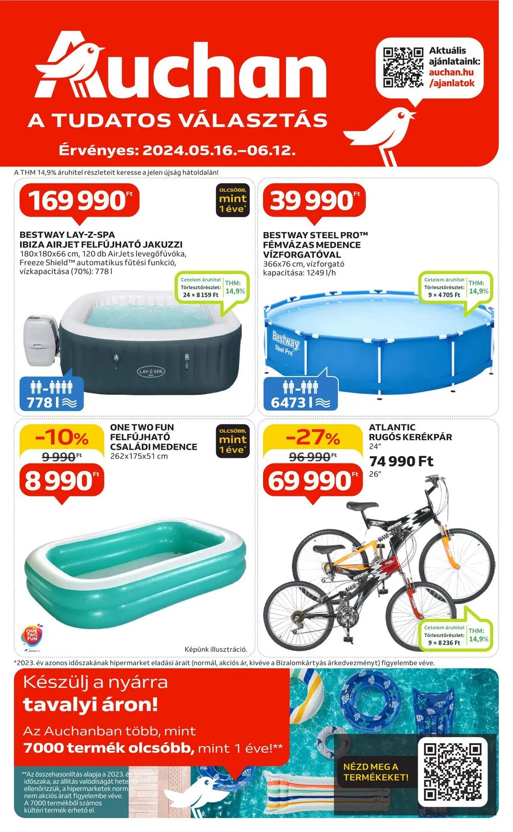 Auchan akciós újság Hipermarket szabadido 05.16–06.12