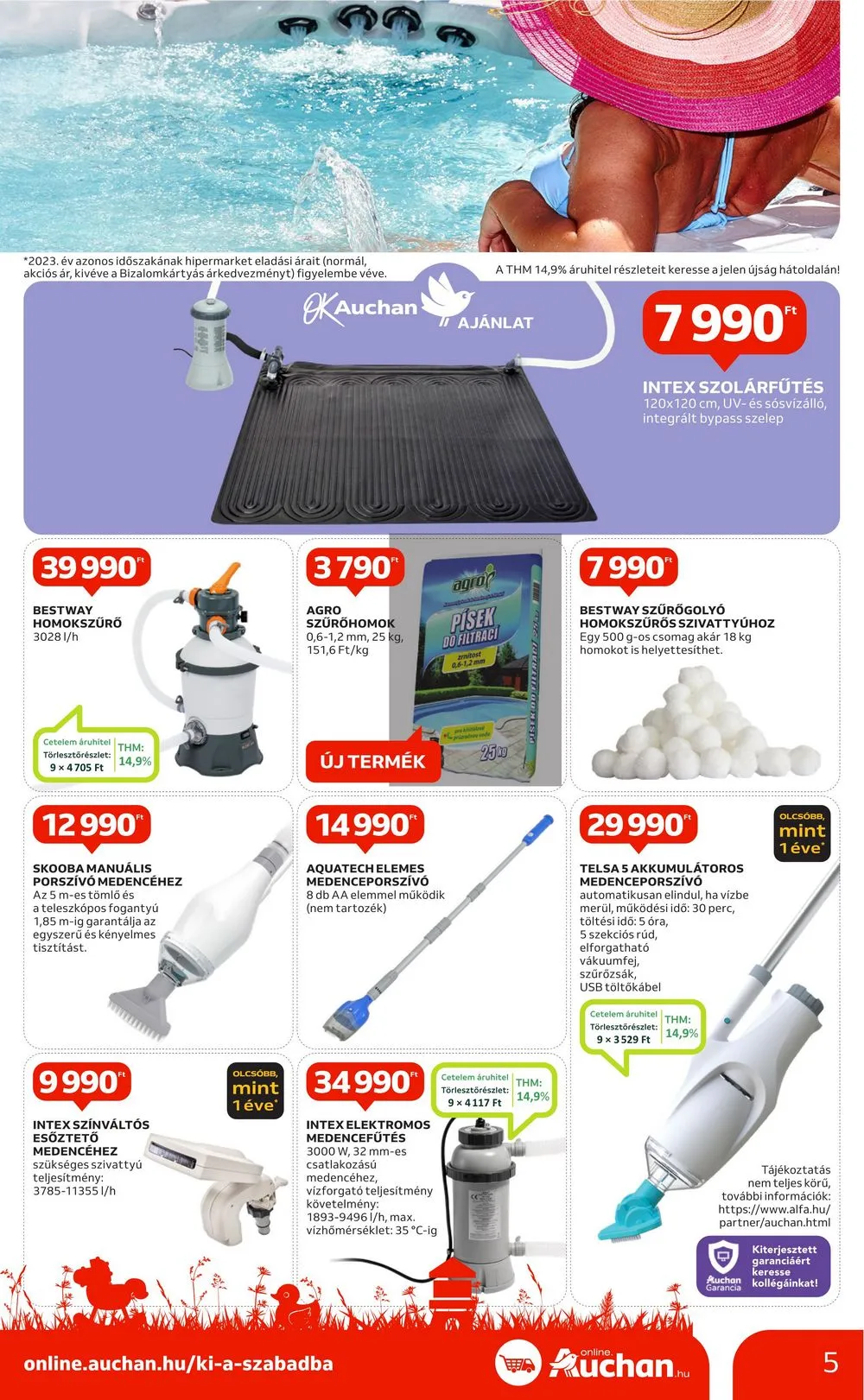 Auchan akciós újság Hipermarket szabadido 05.16–06.12 – 5. oldal