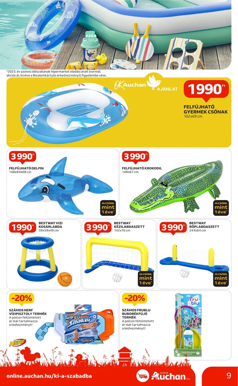 Auchan akciós újság Hipermarket szabadido 05.16–06.12 – 9. oldal