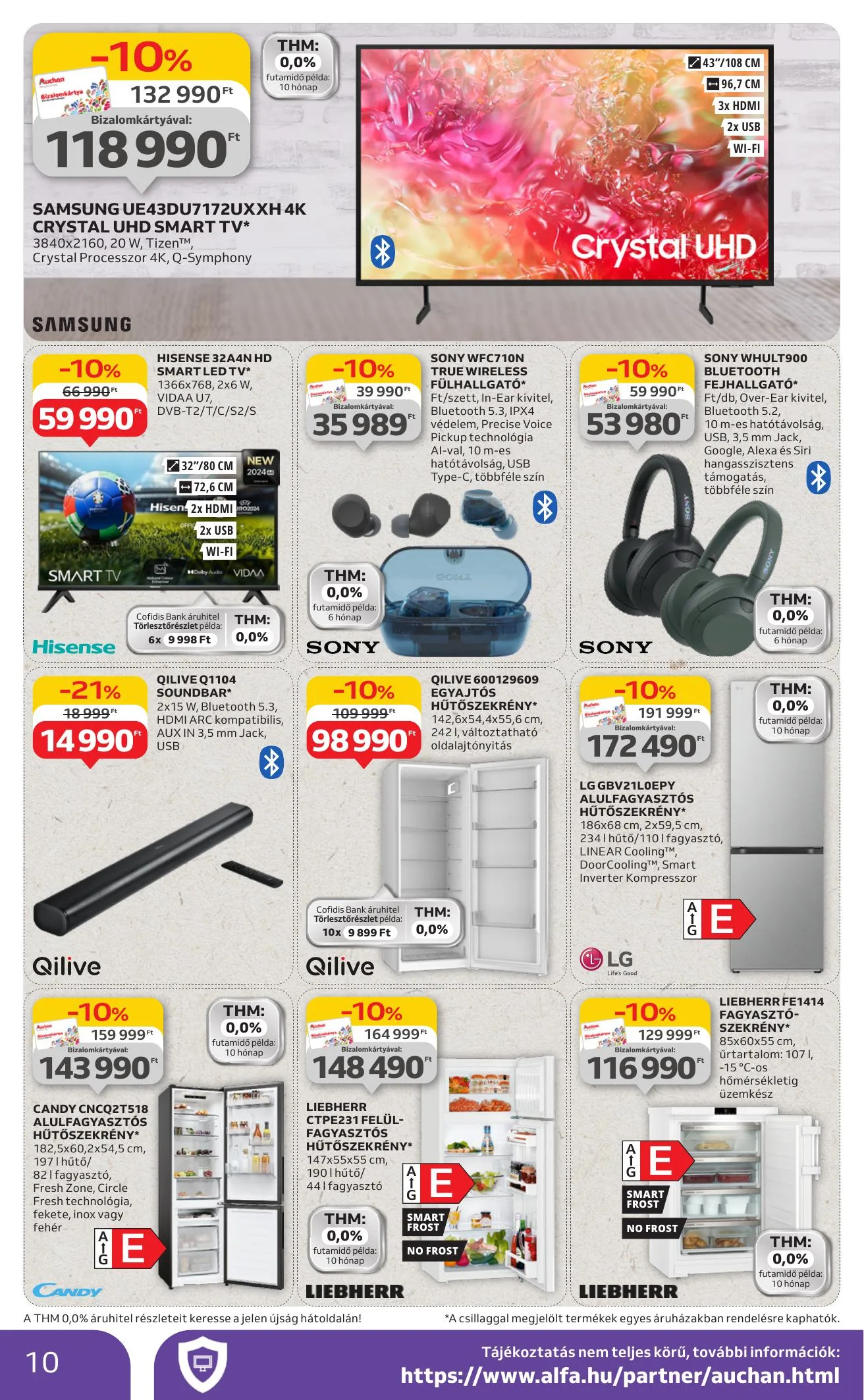 Auchan akciós újság Hipermarket szépség Apolas 07.03–07.16 – 10. oldal