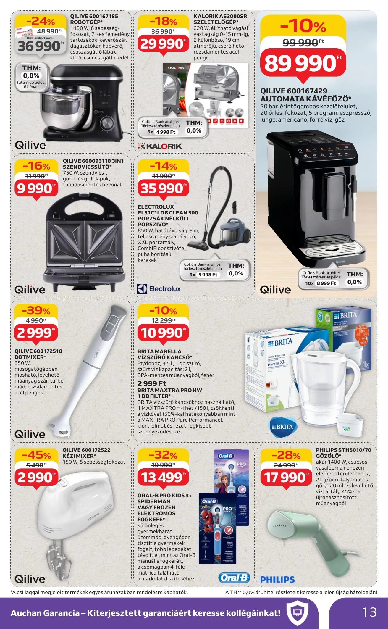 Auchan akciós újság Hipermarket szépség Apolas 07.03–07.16 – 13. oldal