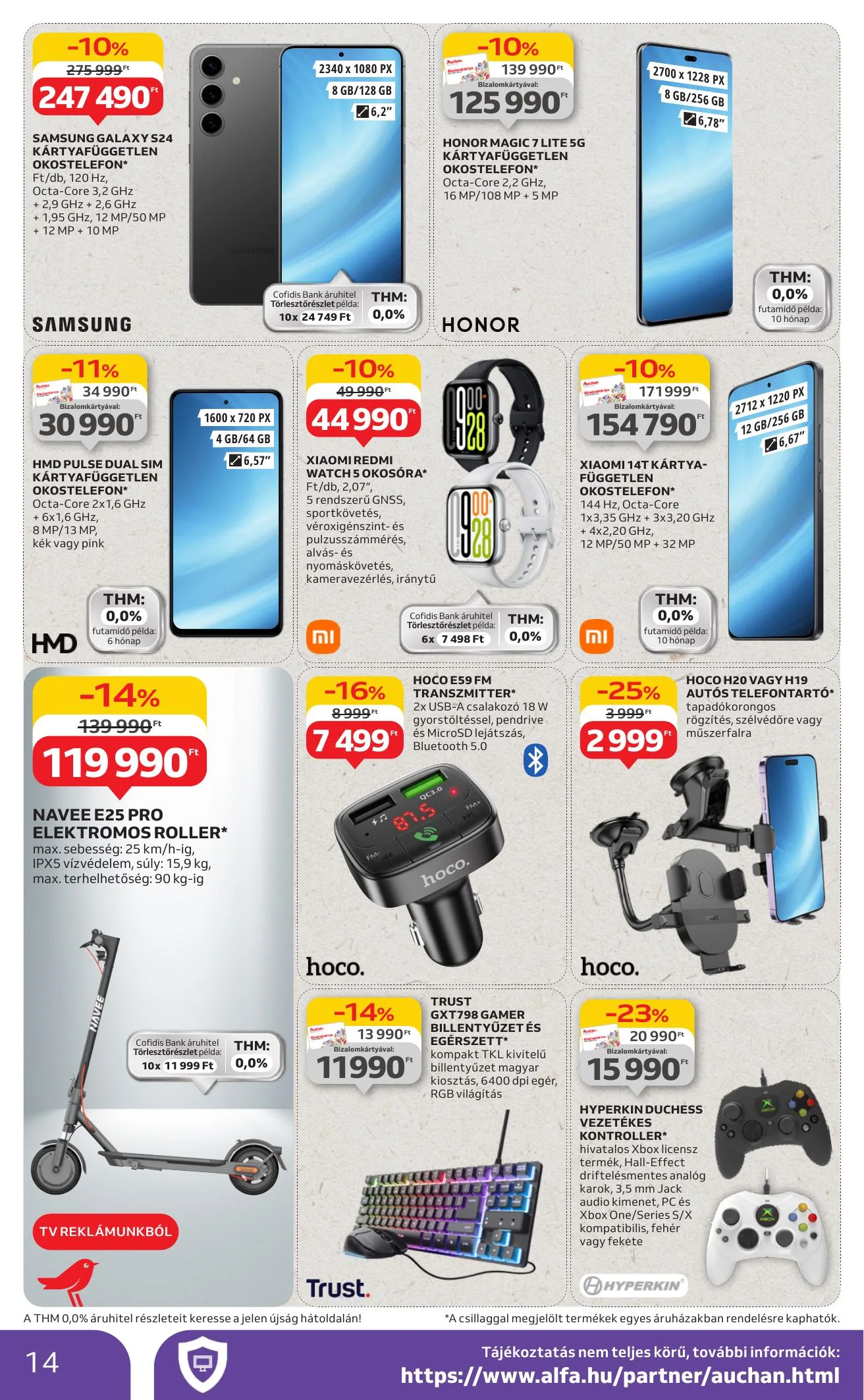 Auchan akciós újság Hipermarket szépség Apolas 07.03–07.16 – 14. oldal