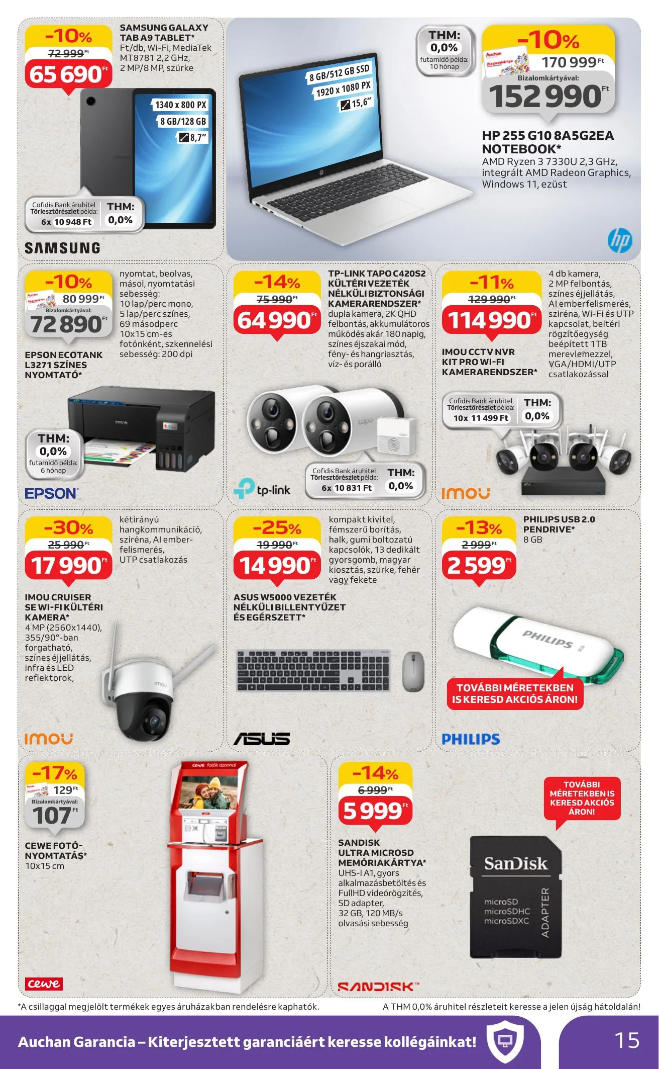 Auchan akciós újság Hipermarket szépség Apolas 07.03–07.16 – 15. oldal