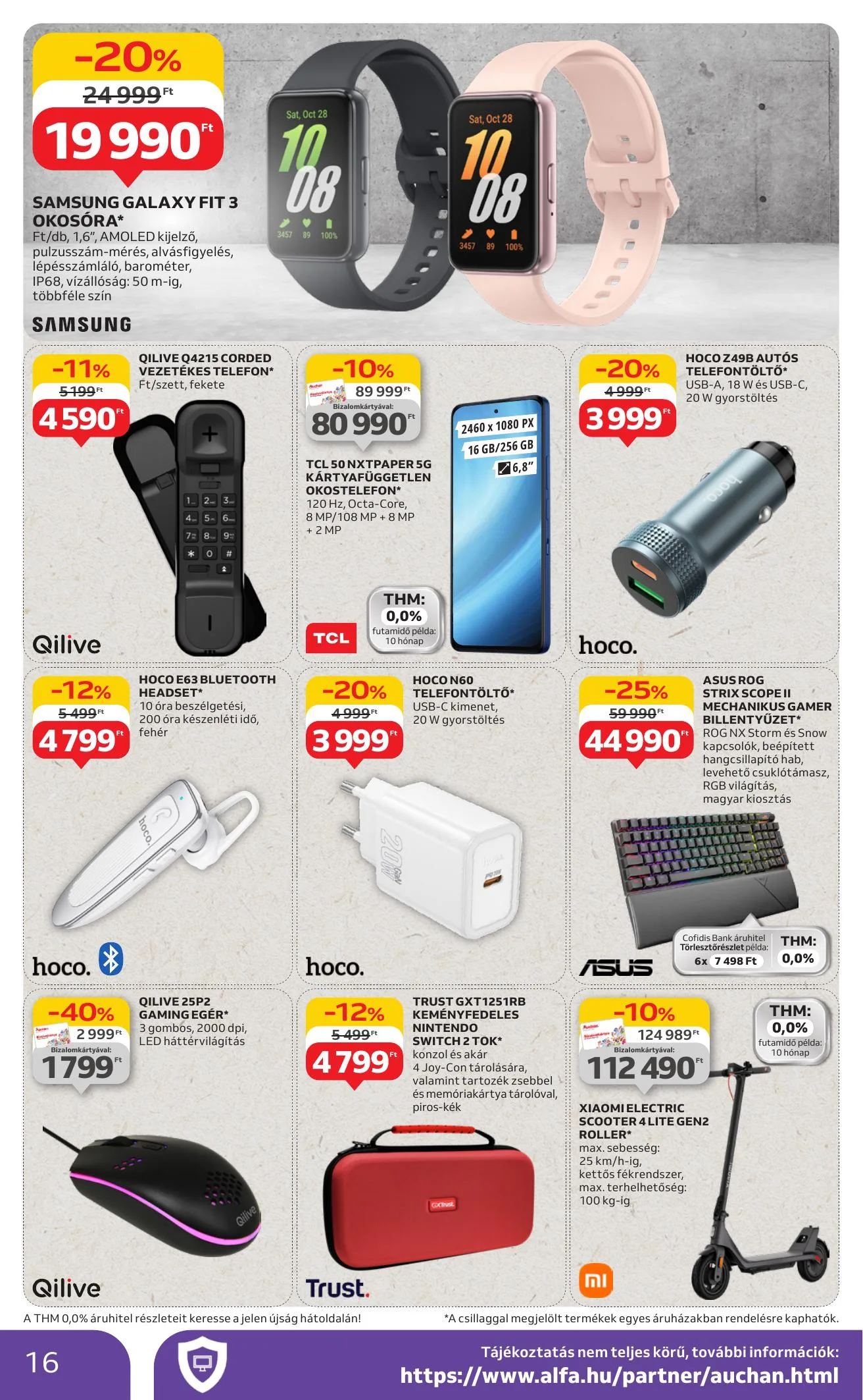 Auchan akciós újság Hipermarket szépség Apolas 07.03–07.16 – 16. oldal