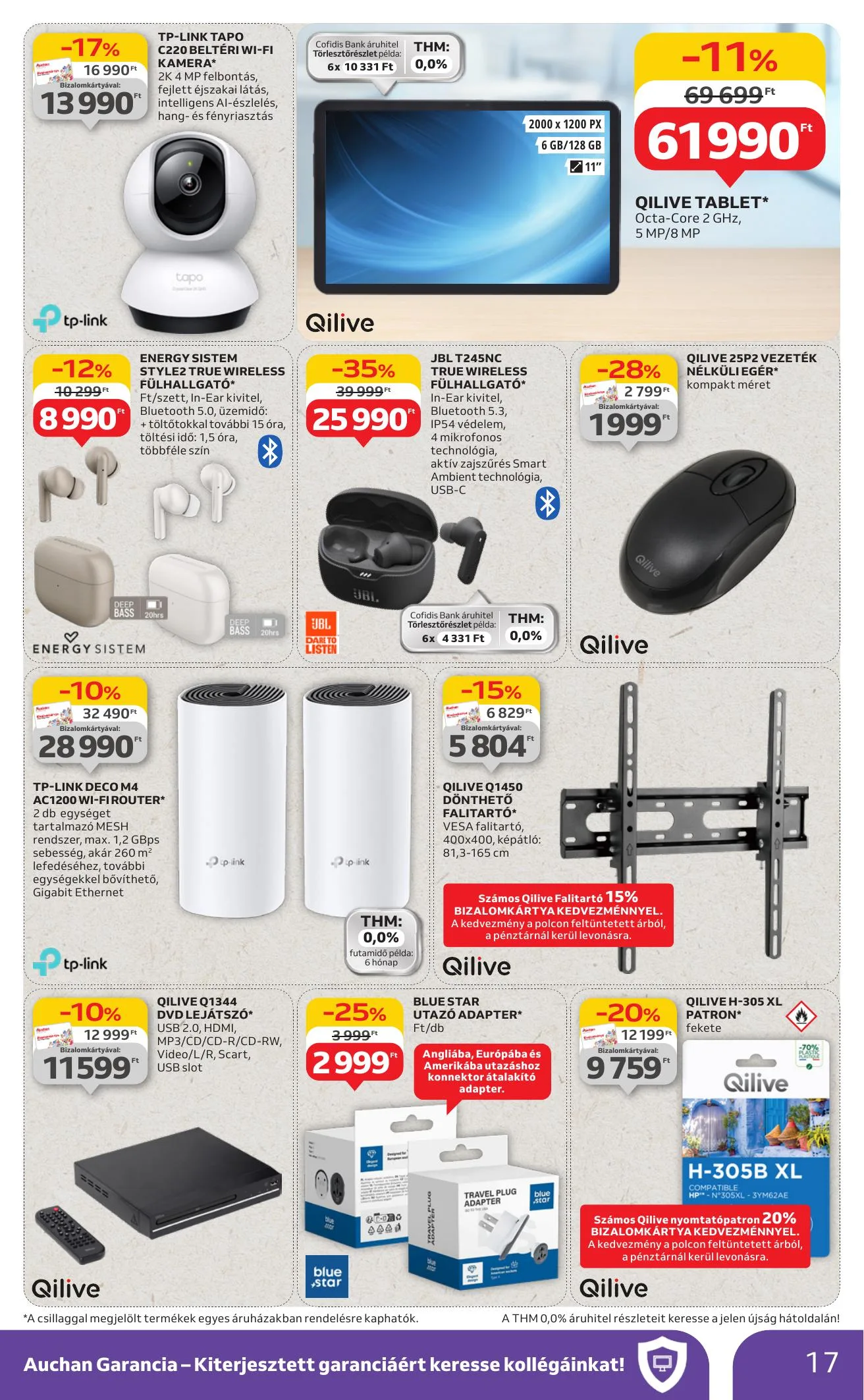 Auchan akciós újság Hipermarket szépség Apolas 07.03–07.16 – 17. oldal