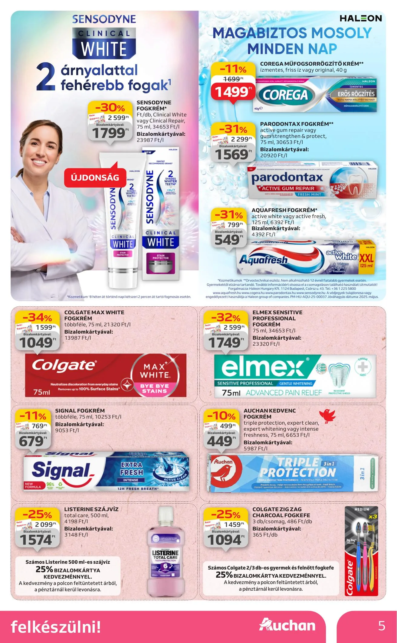 Auchan akciós újság Hipermarket szépség Apolas 07.03–07.16 – 5. oldal