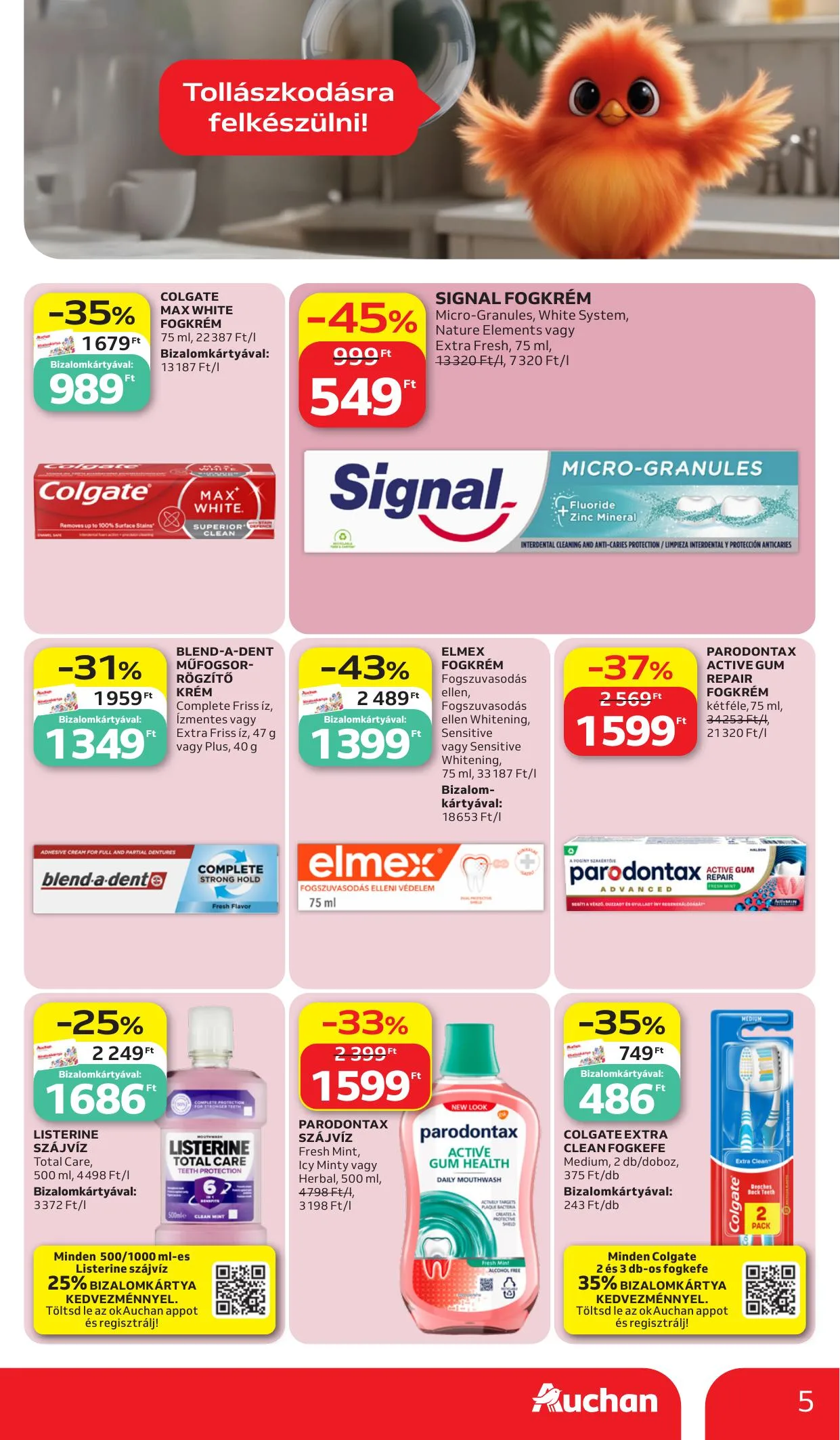 Auchan akciós újság Hipermarket szépség 07.02–07.15 – 5. oldal