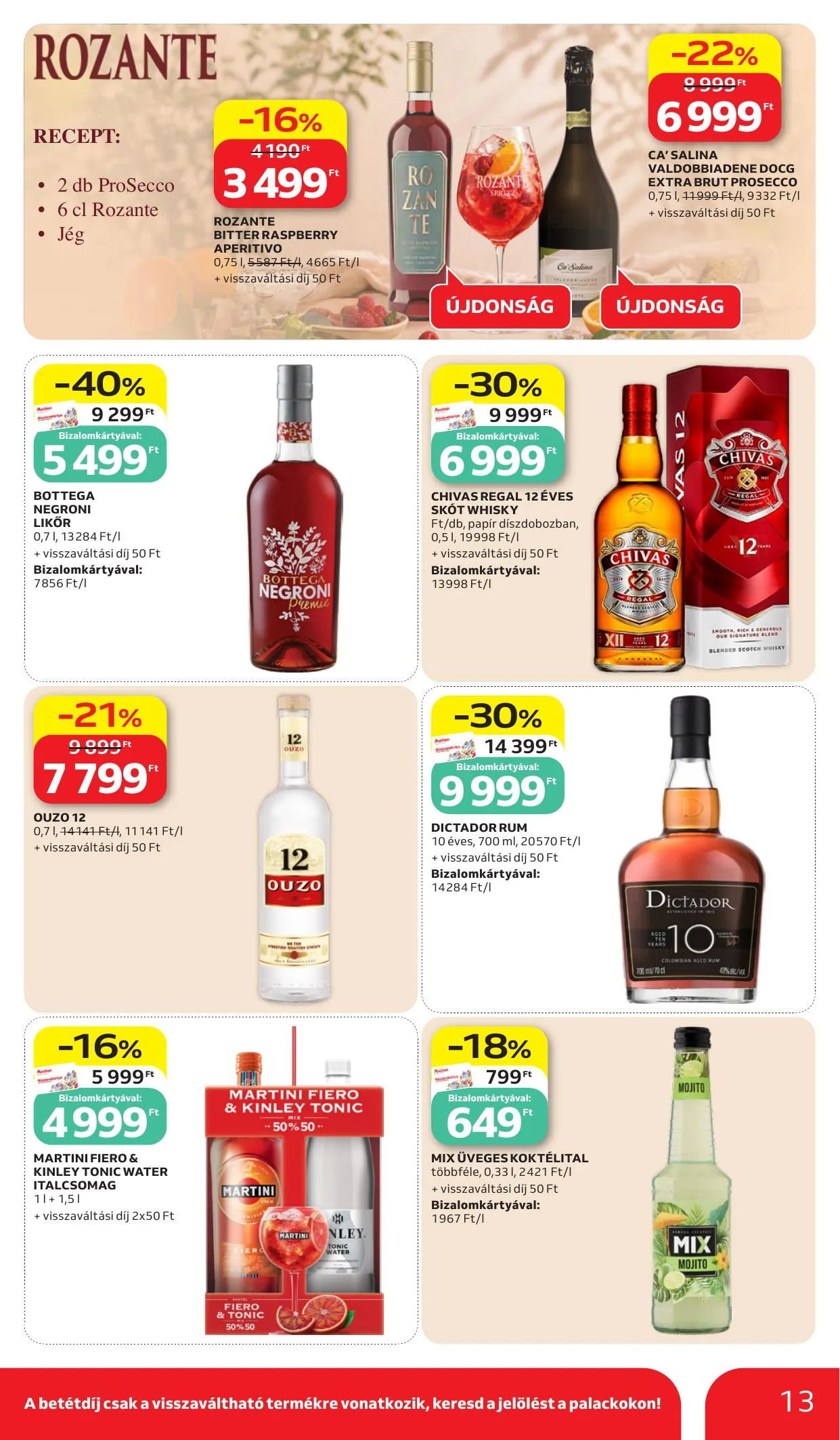 Auchan akciós újság Hipermarket Szurkolj velunk 06.11–06.24 – 13. oldal
