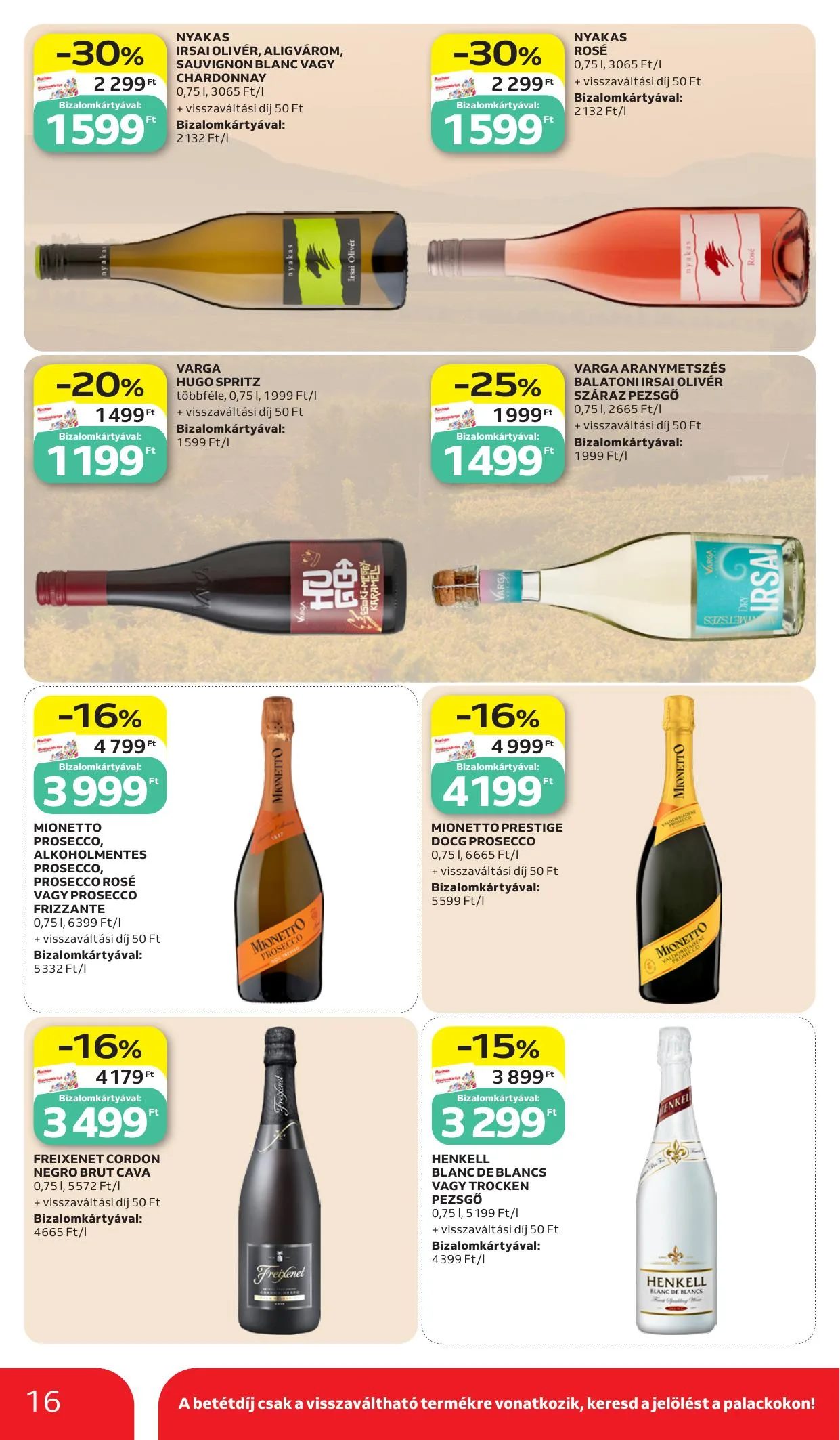 Auchan akciós újság Hipermarket Szurkolj velunk 06.11–06.24 – 16. oldal