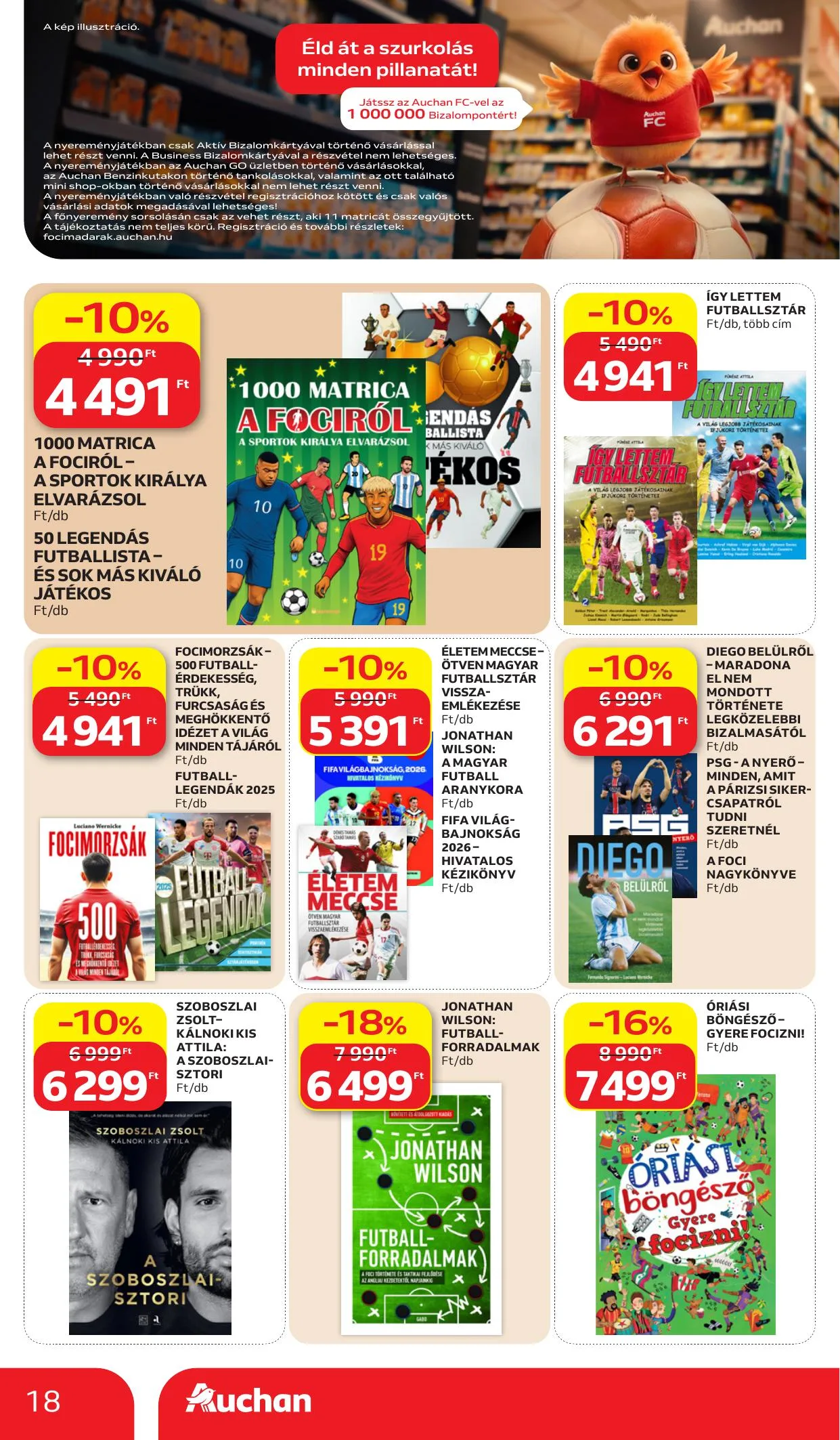 Auchan akciós újság Hipermarket Szurkolj velunk 06.11–06.24 – 18. oldal