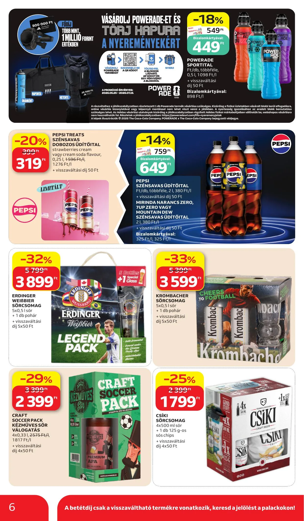Auchan akciós újság Hipermarket Szurkolj velunk 06.11–06.24 – 6. oldal