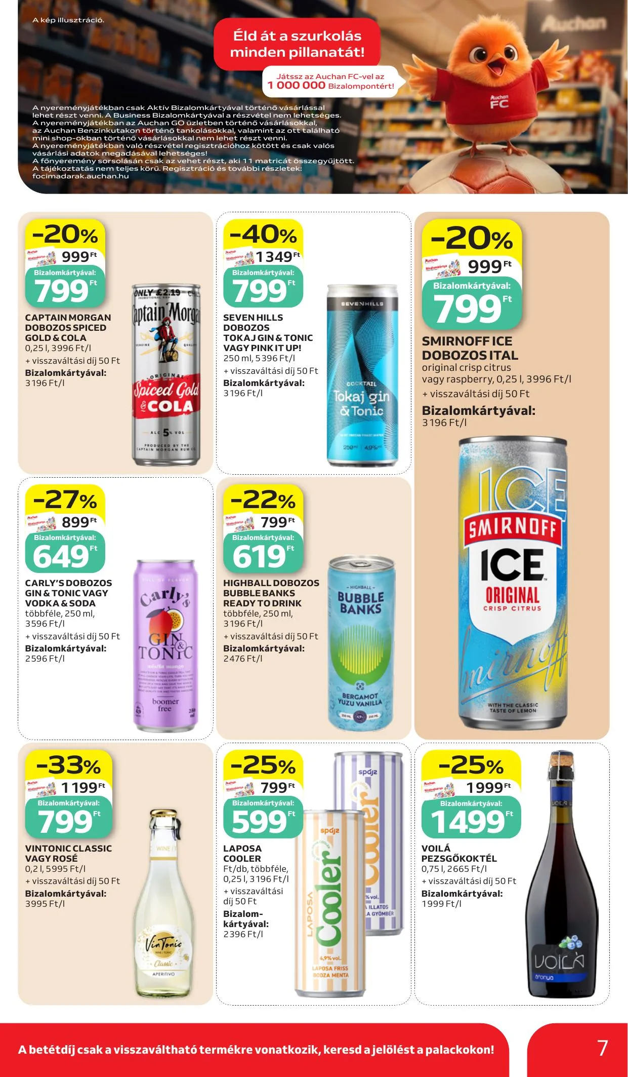 Auchan akciós újság Hipermarket Szurkolj velunk 06.11–06.24 – 7. oldal