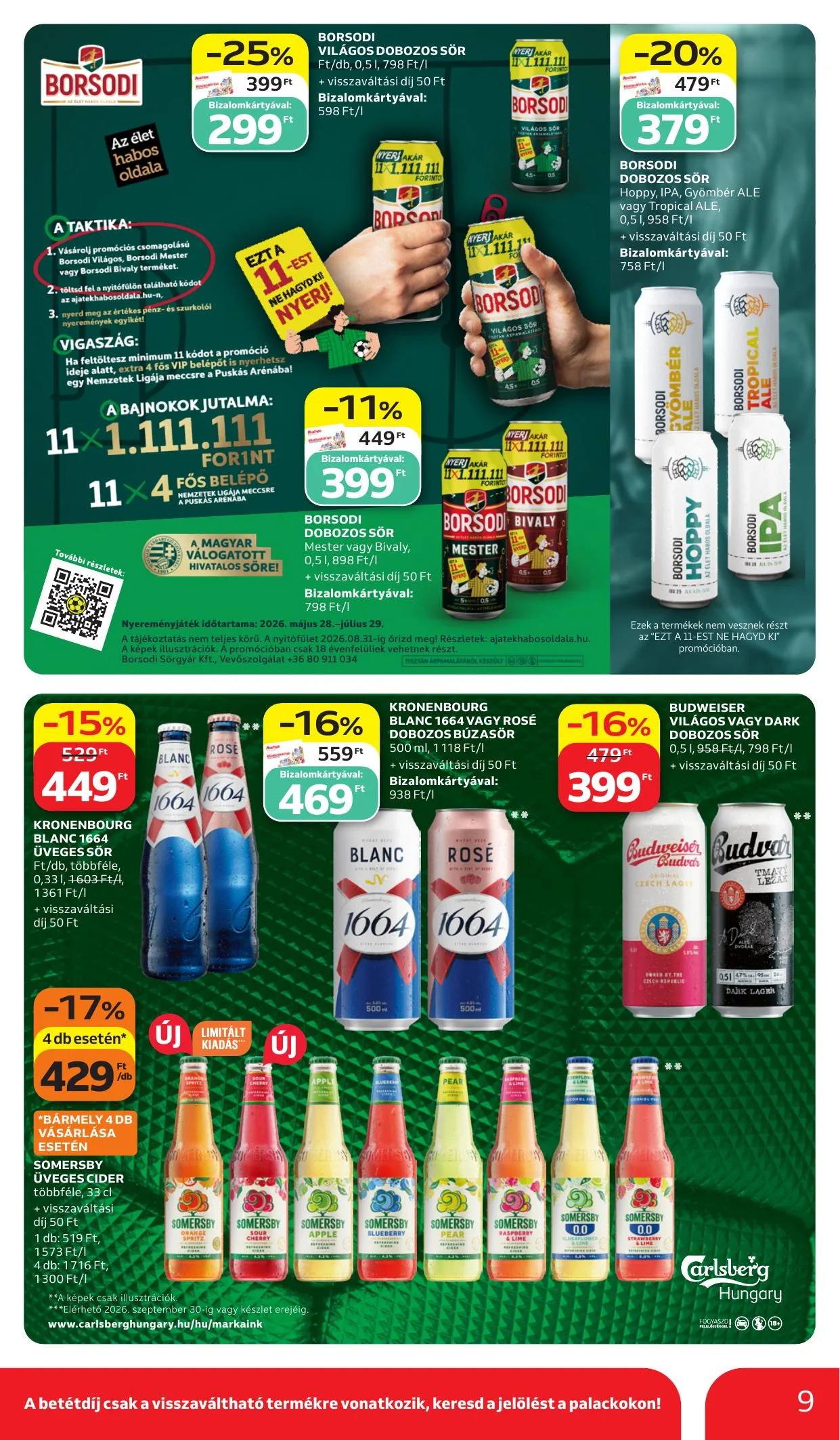 Auchan akciós újság Hipermarket Szurkolj velunk 06.11–06.24 – 9. oldal