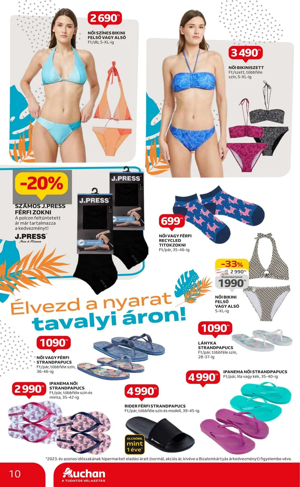 Auchan akciós újság Hipermarket Szurkoloi 06.06–07.04 – 10. oldal