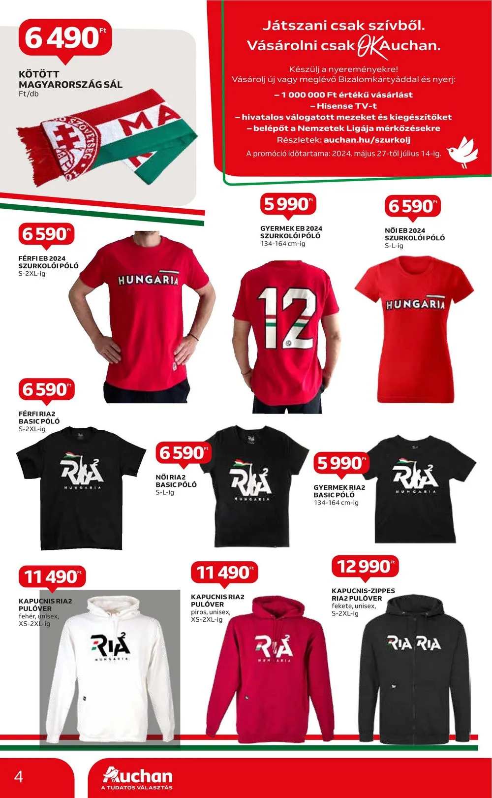 Auchan akciós újság Hipermarket Szurkoloi 06.06–07.04 – 4. oldal