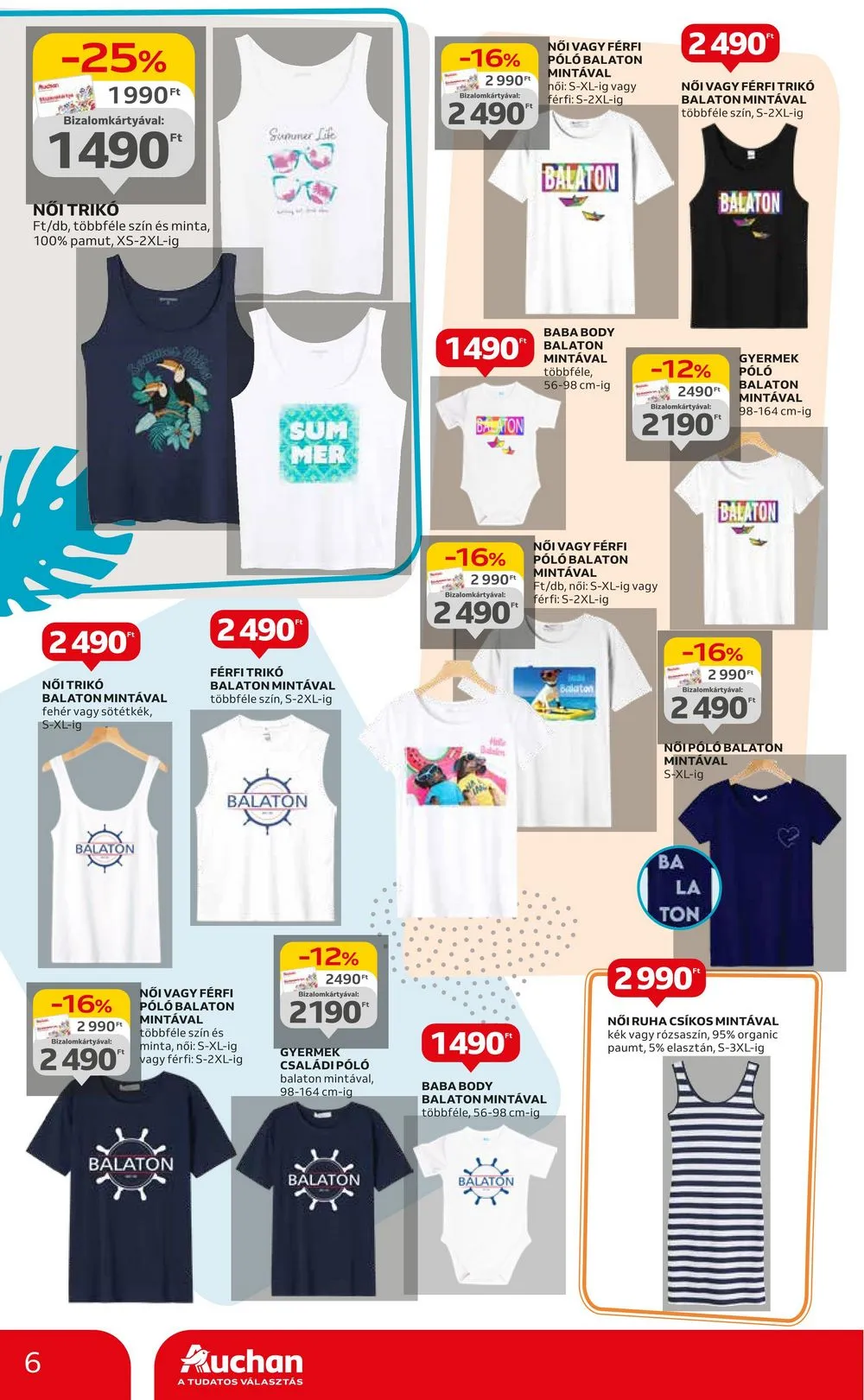 Auchan akciós újság Hipermarket Szurkoloi 06.06–07.04 – 6. oldal