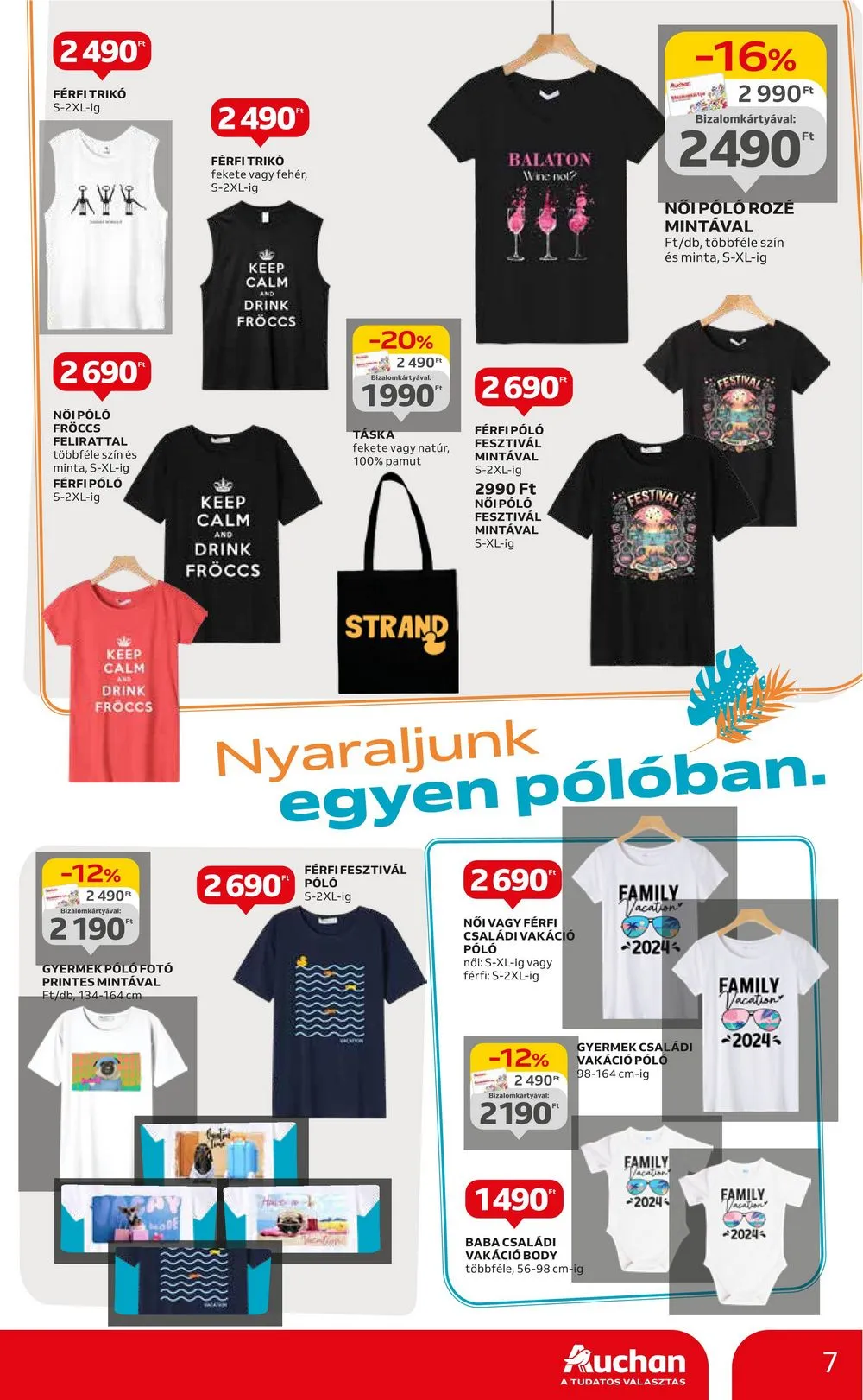 Auchan akciós újság Hipermarket Szurkoloi 06.06–07.04 – 7. oldal