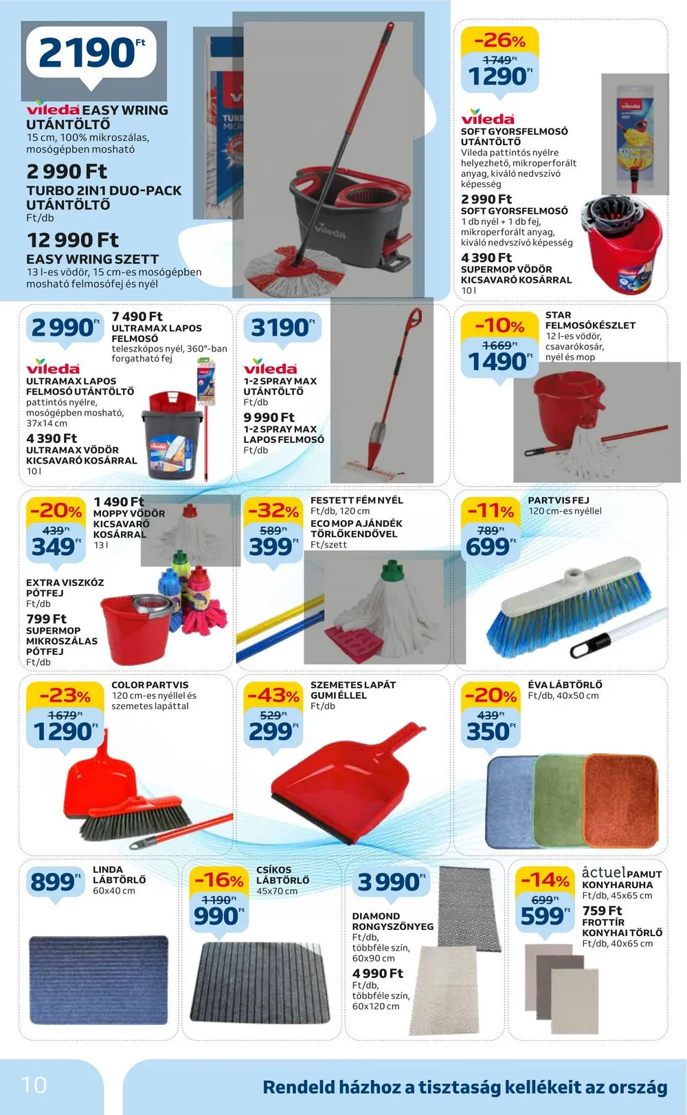 Auchan akciós újság Hipermarket takaritas 12.28–01.24 – 10. oldal