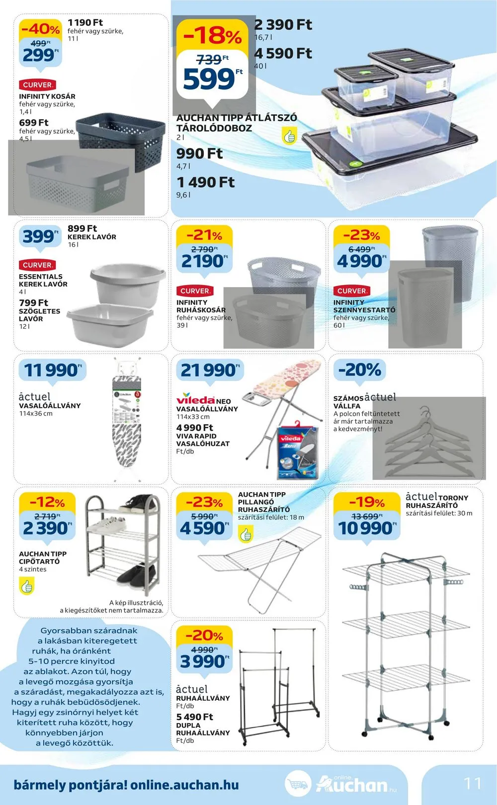 Auchan akciós újság Hipermarket takaritas 12.28–01.24 – 11. oldal