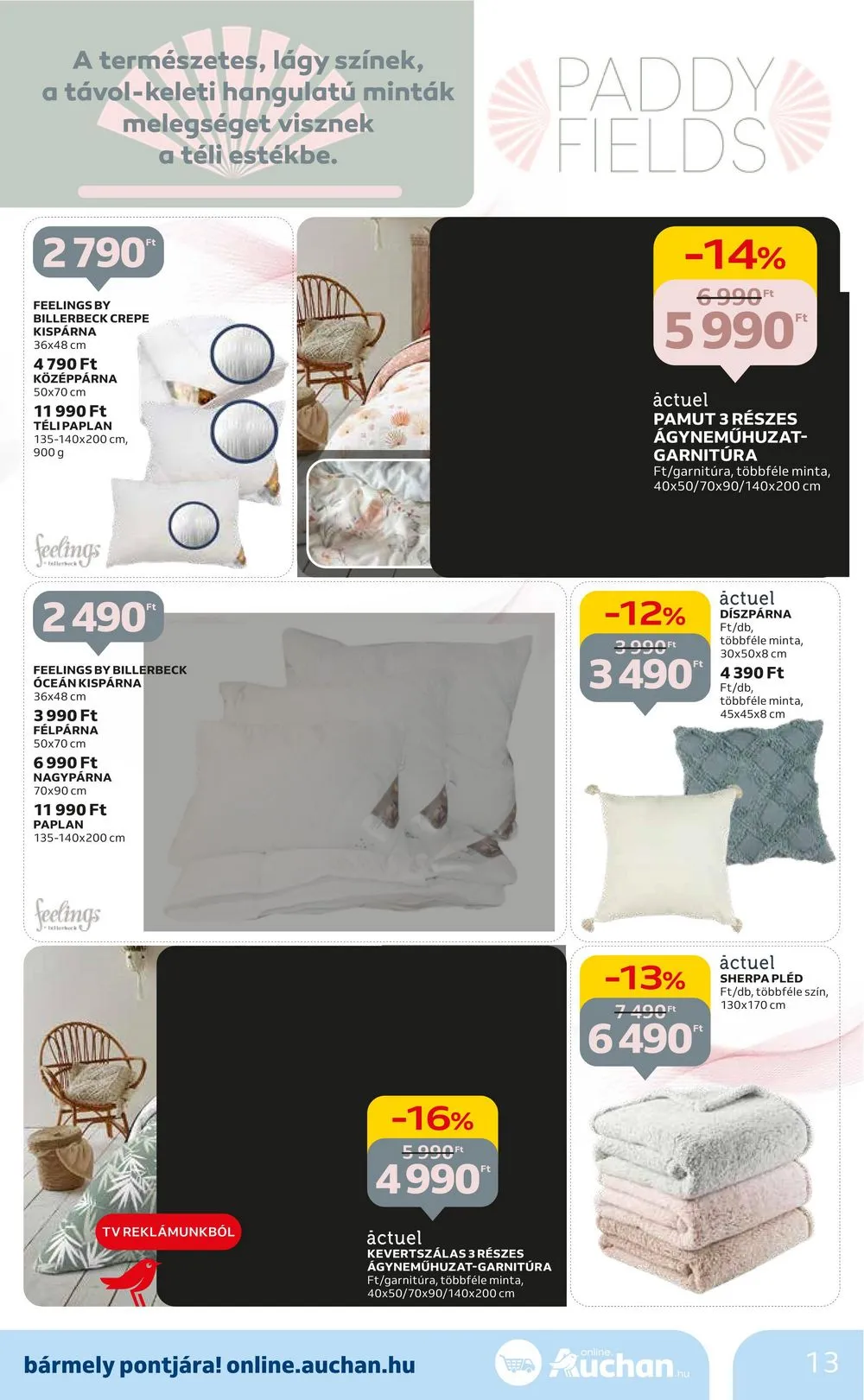 Auchan akciós újság Hipermarket takaritas 12.28–01.24 – 13. oldal