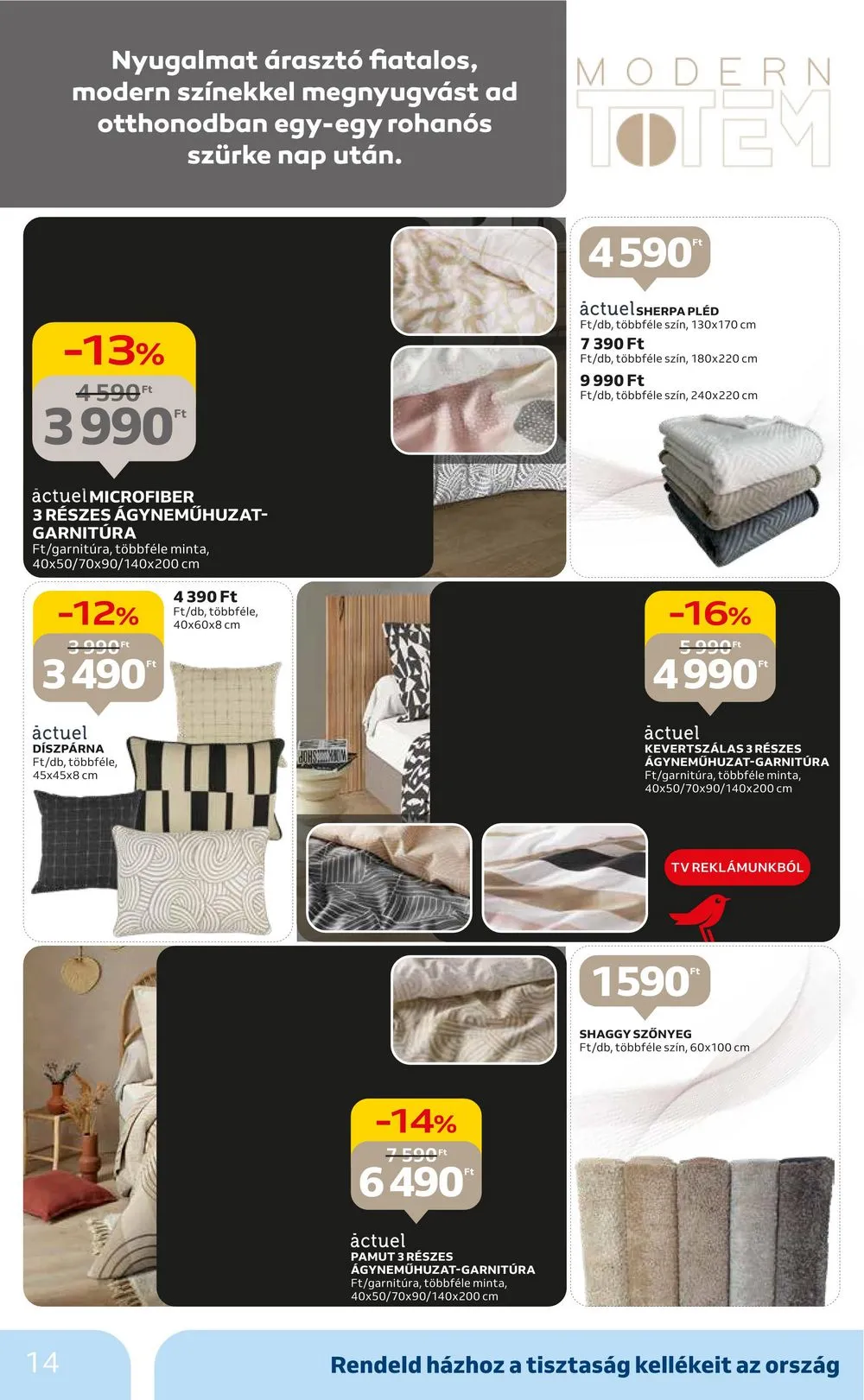 Auchan akciós újság Hipermarket takaritas 12.28–01.24 – 14. oldal