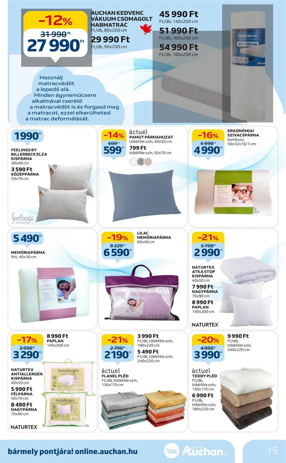 Auchan akciós újság Hipermarket takaritas 12.28–01.24 – 15. oldal