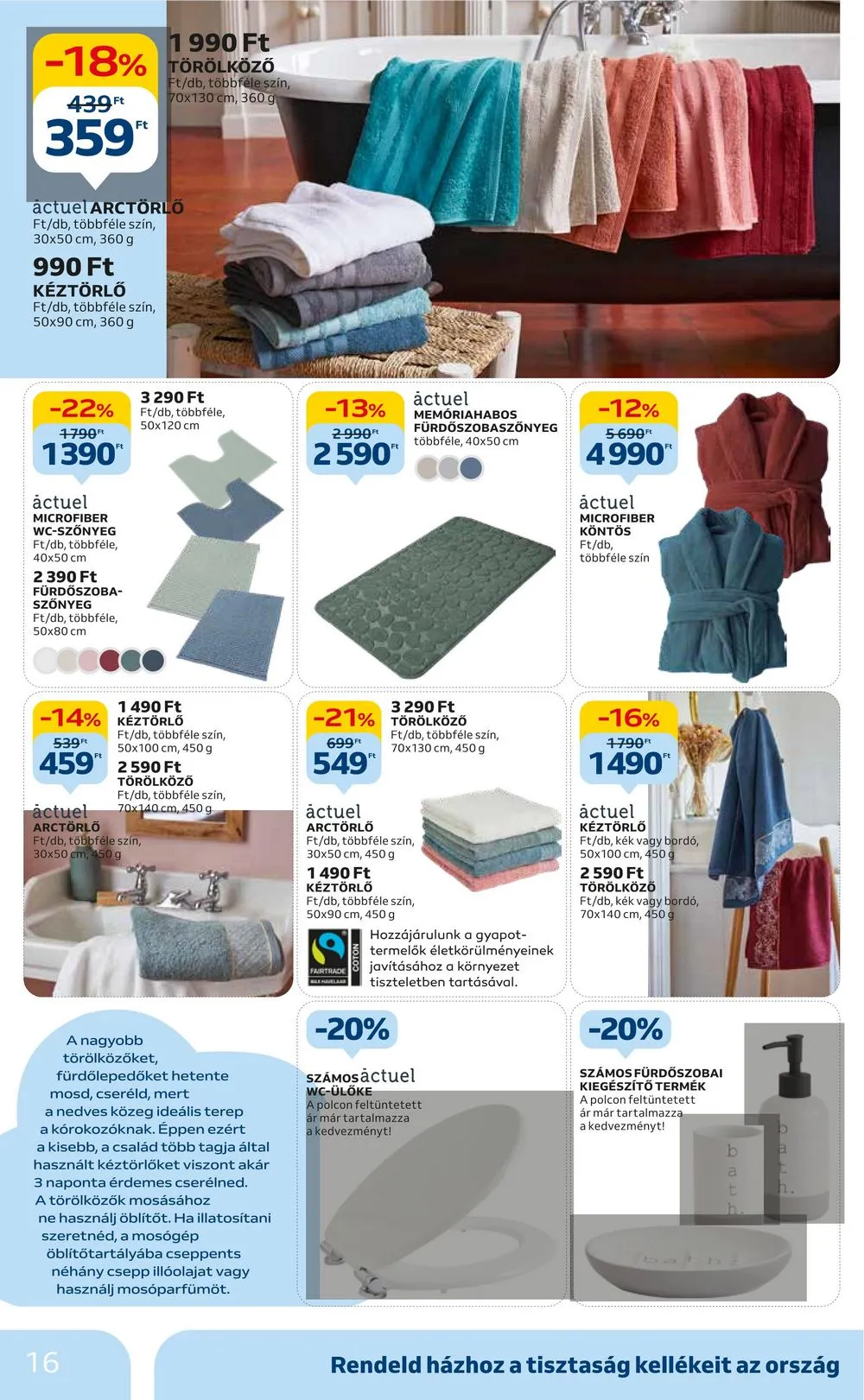 Auchan akciós újság Hipermarket takaritas 12.28–01.24 – 16. oldal