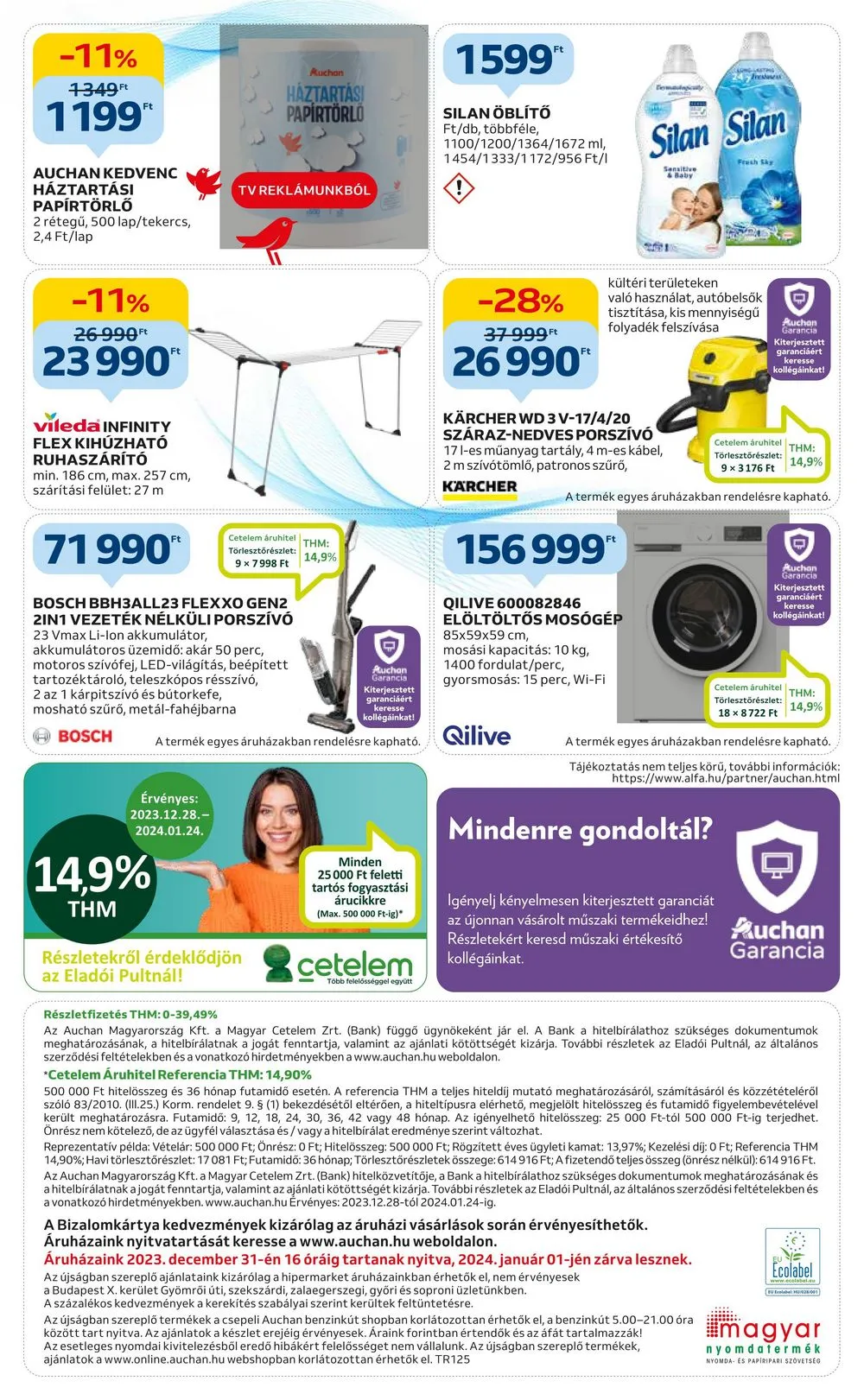 Auchan akciós újság Hipermarket takaritas 12.28–01.24 – 18. oldal