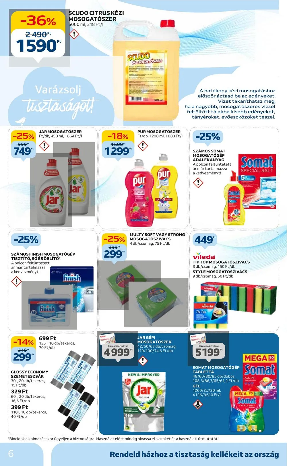 Auchan akciós újság Hipermarket takaritas 12.28–01.24 – 6. oldal