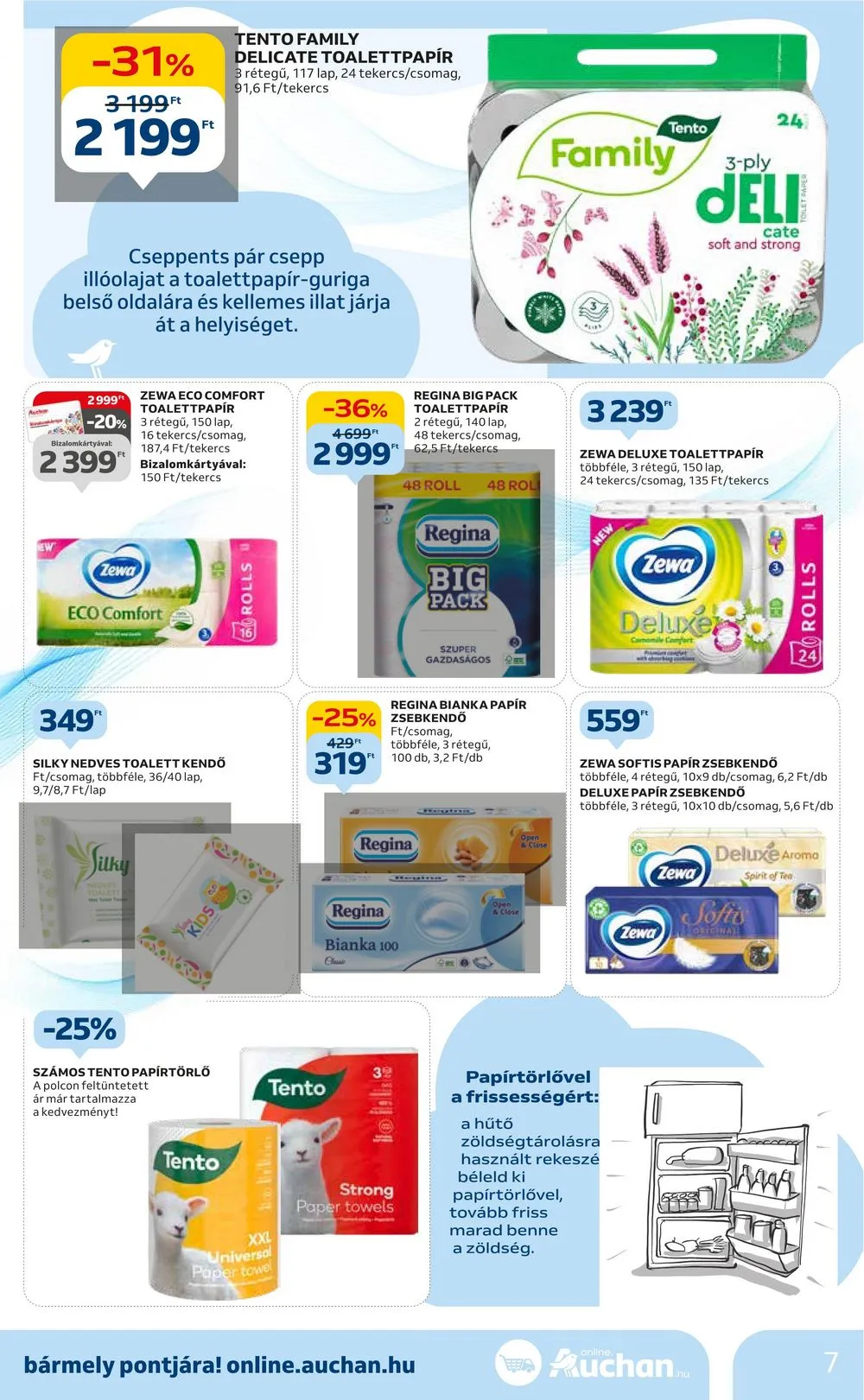 Auchan akciós újság Hipermarket takaritas 12.28–01.24 – 7. oldal