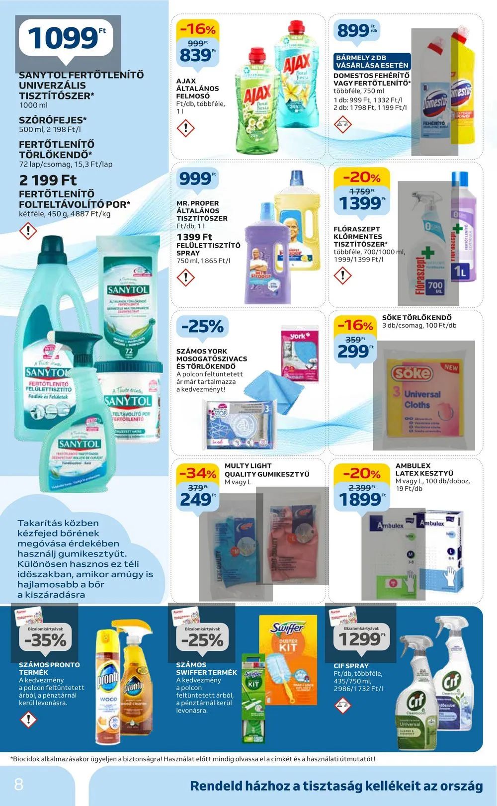 Auchan akciós újság Hipermarket takaritas 12.28–01.24 – 8. oldal