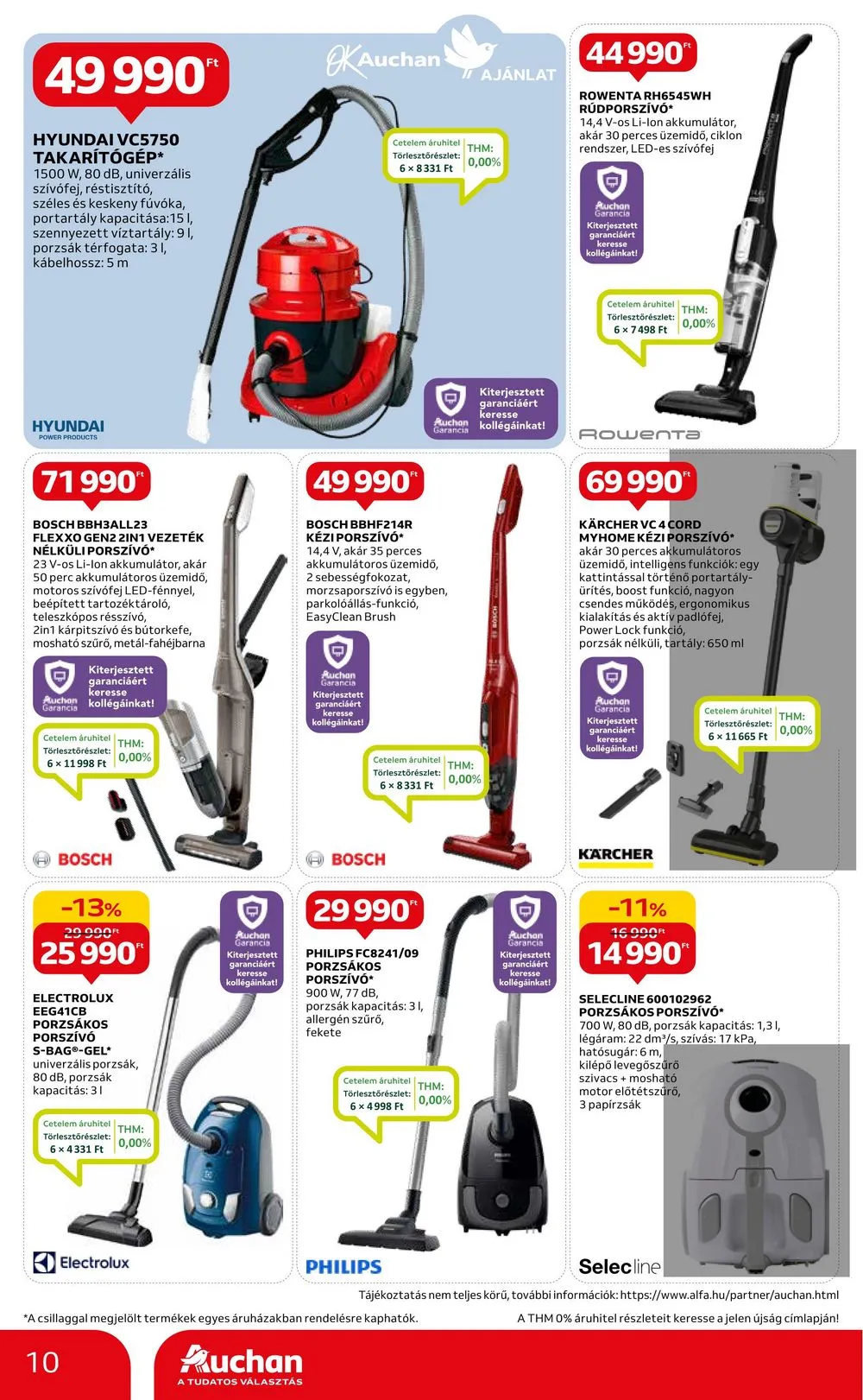 Auchan akciós újság Hipermarket Takaritas 02.08–02.28 – 10. oldal
