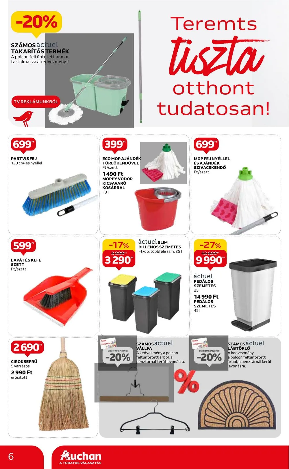 Auchan akciós újság Hipermarket Takaritas 02.08–02.28 – 6. oldal