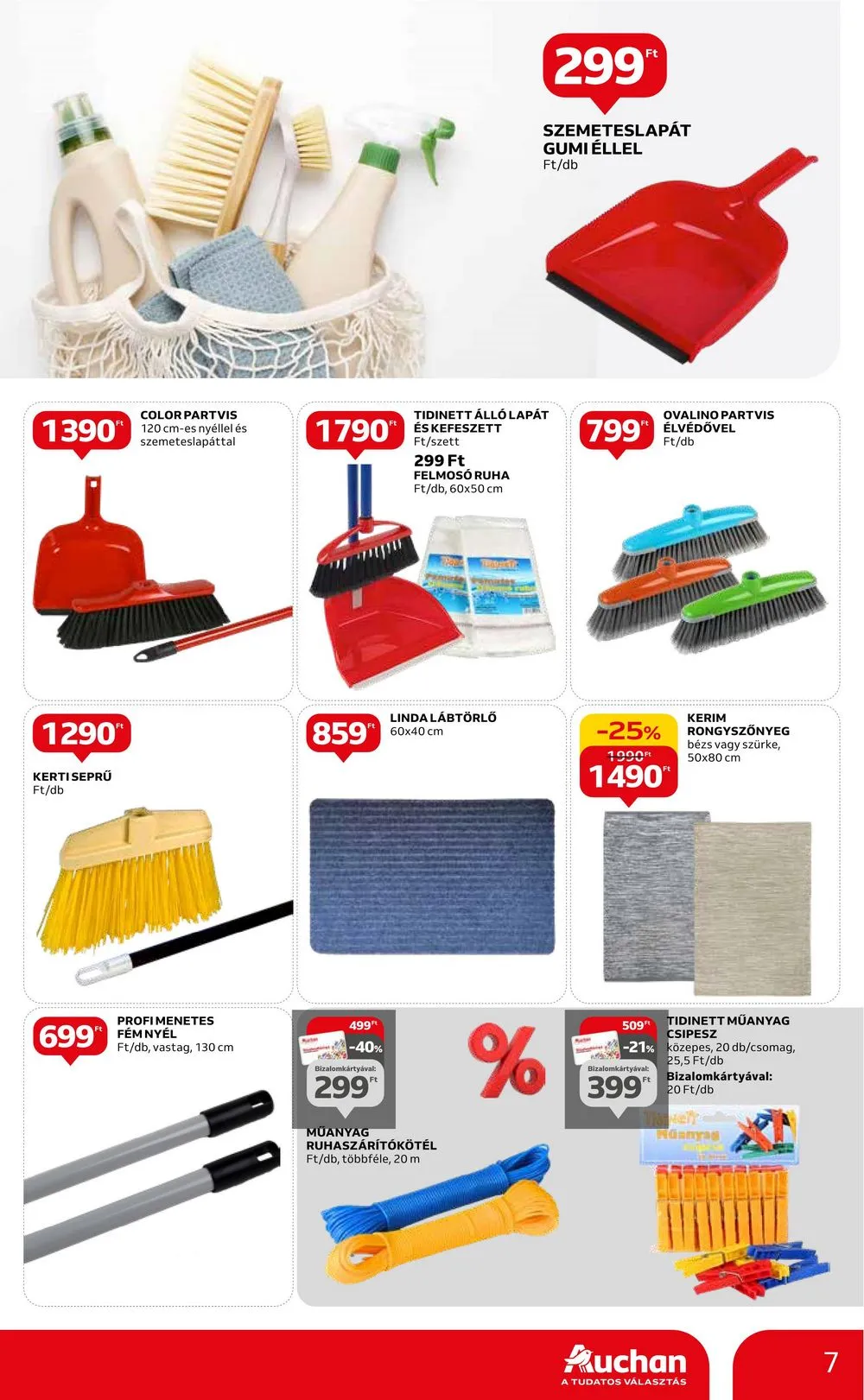 Auchan akciós újság Hipermarket Takaritas 02.08–02.28 – 7. oldal