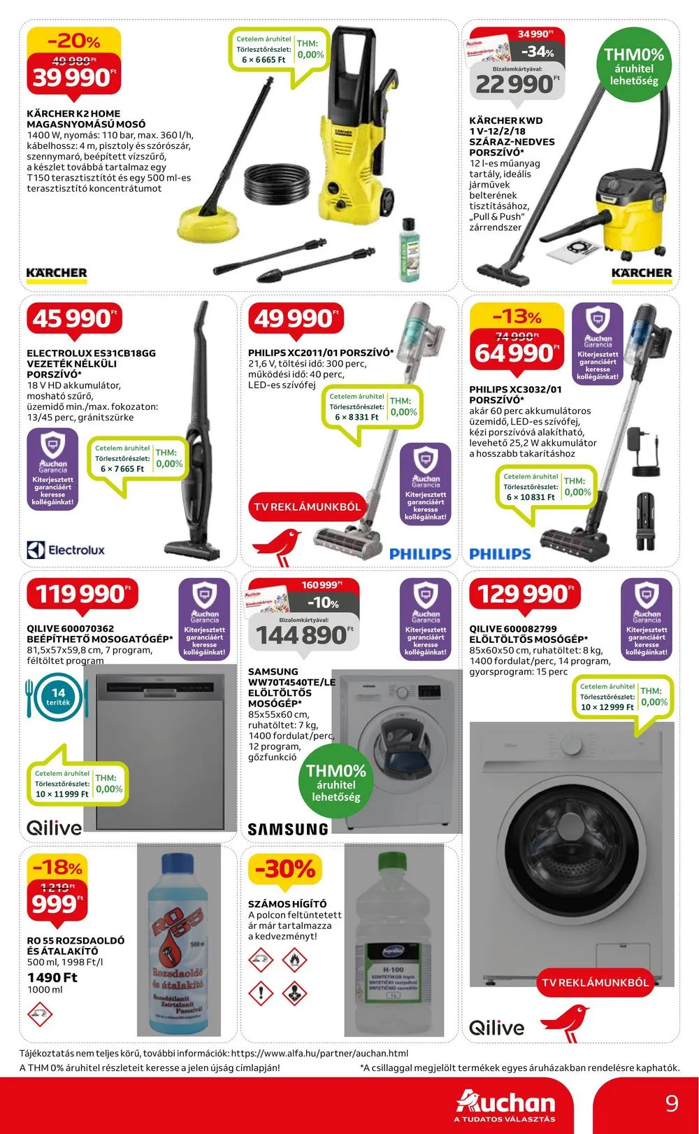 Auchan akciós újság Hipermarket Takaritas 02.08–02.28 – 9. oldal